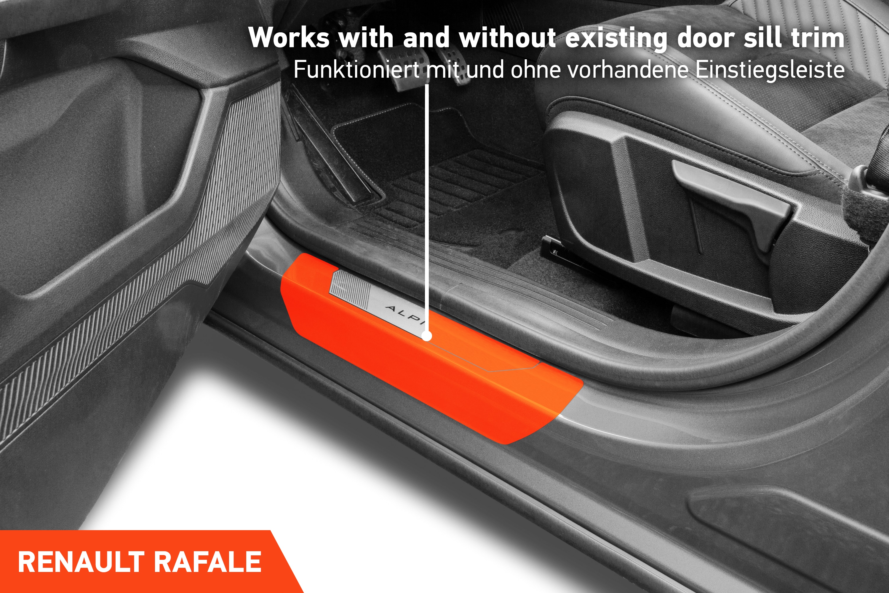 Einstiegsleisten Schutz für Renault Rafale I 2024 - 2025 im 4er Set