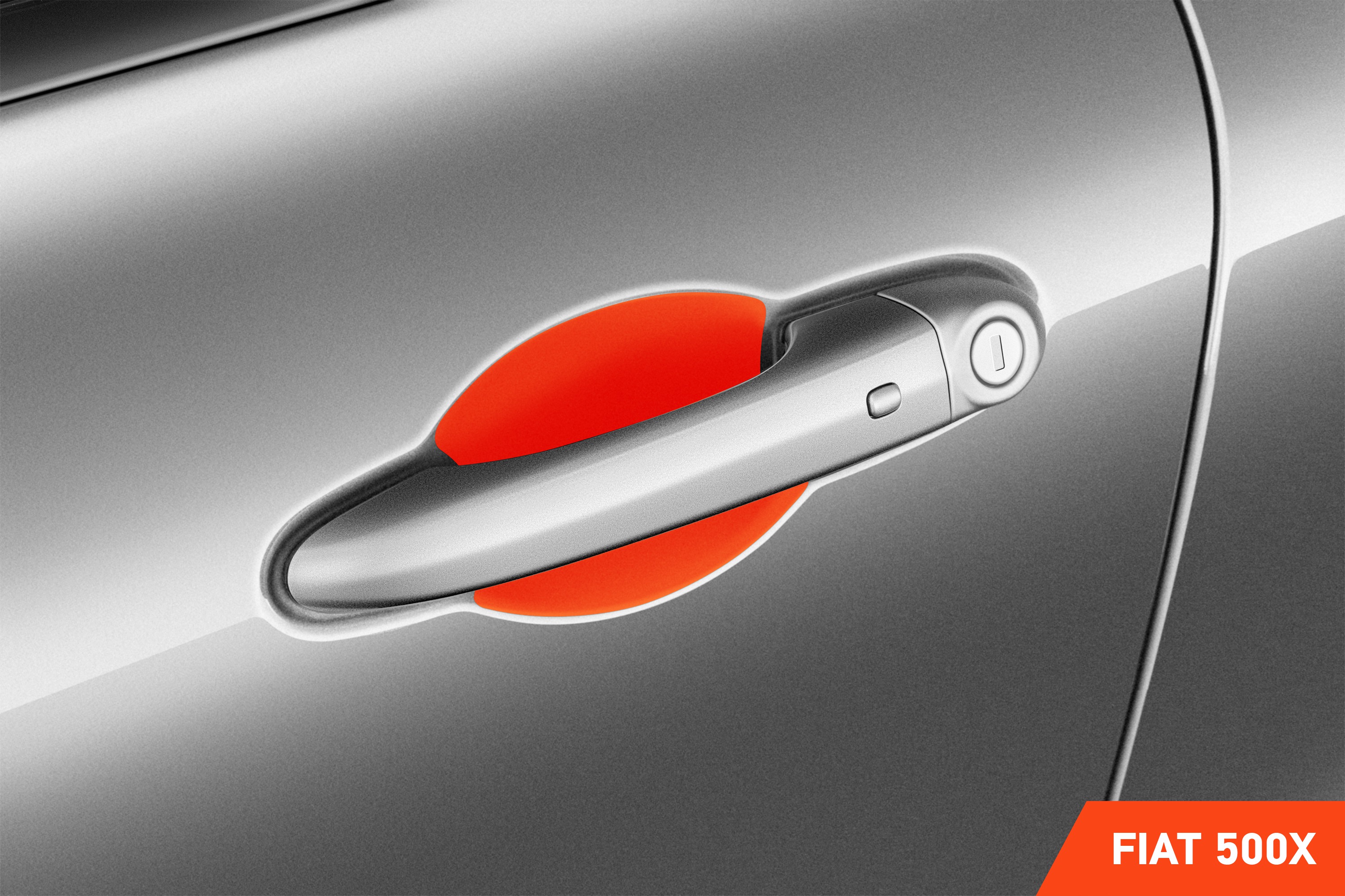 Auto Türgriffmulden Schutzfolie für Fiat 500X 334 I 2014 - 2025 im 4er Set