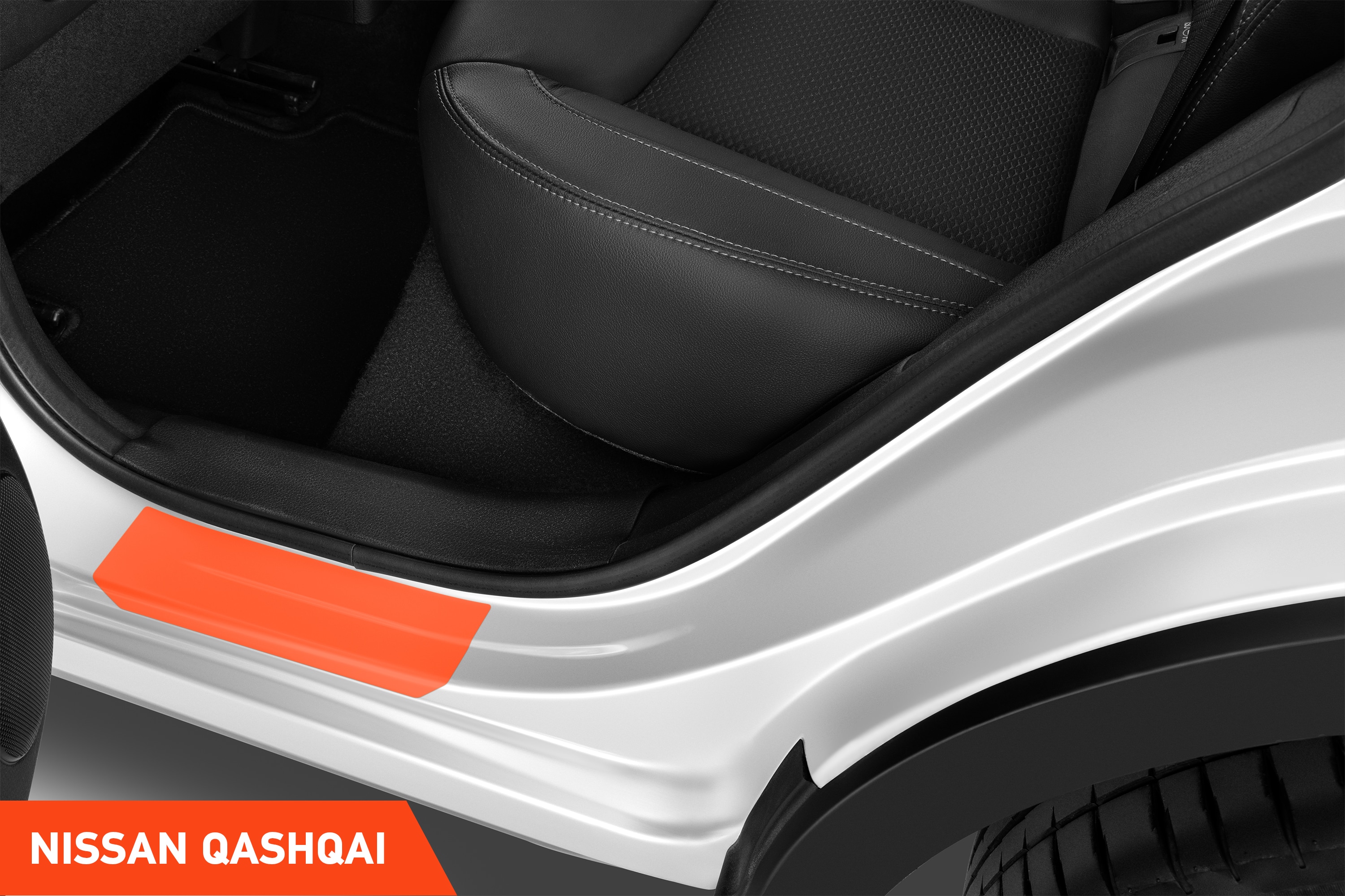 Einstiegsleisten Schutz für Nissan Qashqai 2 (II) J11 I 2017 - 2021 im 4er Set