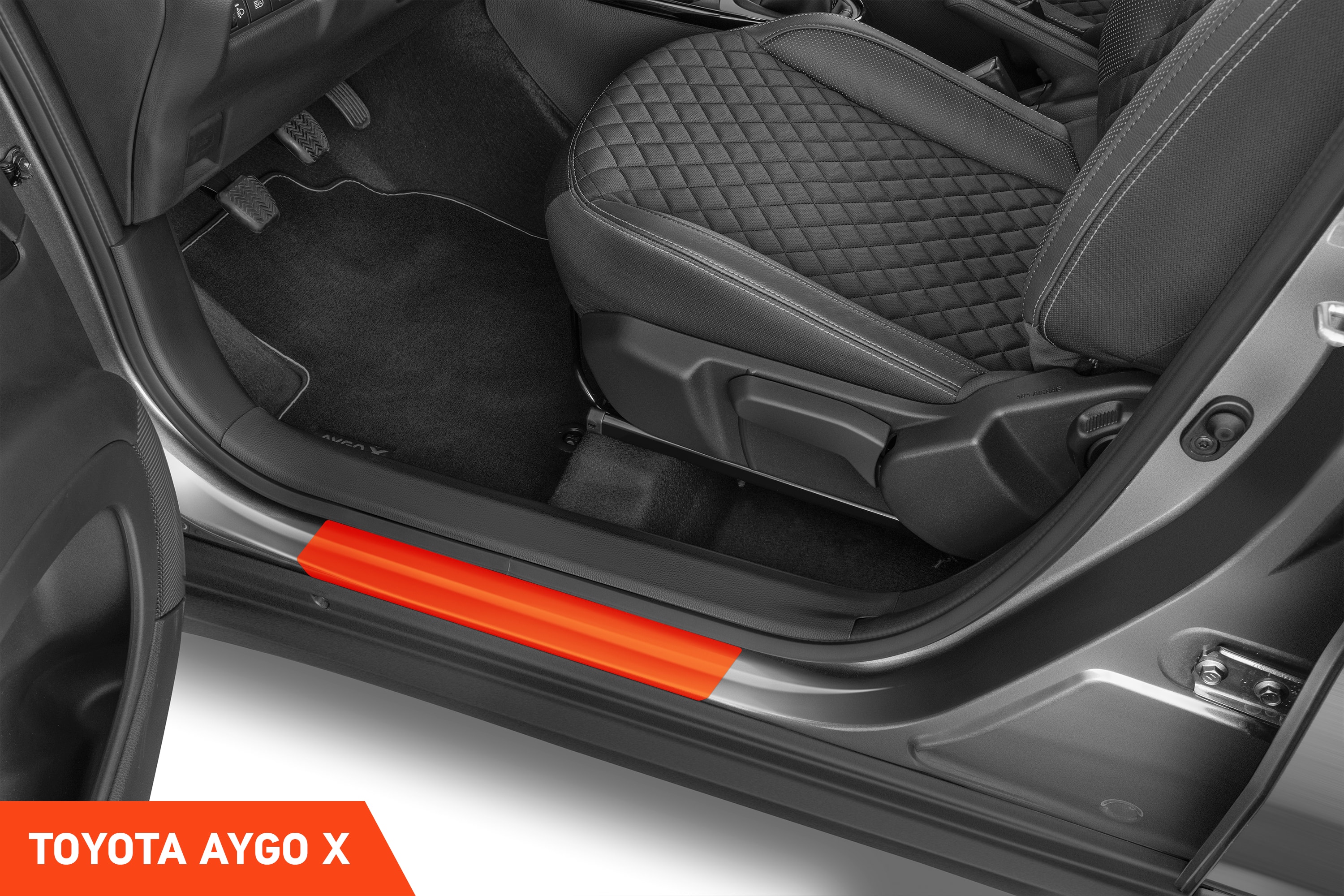 Einstiegsleisten Schutz für Toyota Aygo X 3 (III) I 2022 - 2025 im 4er Set