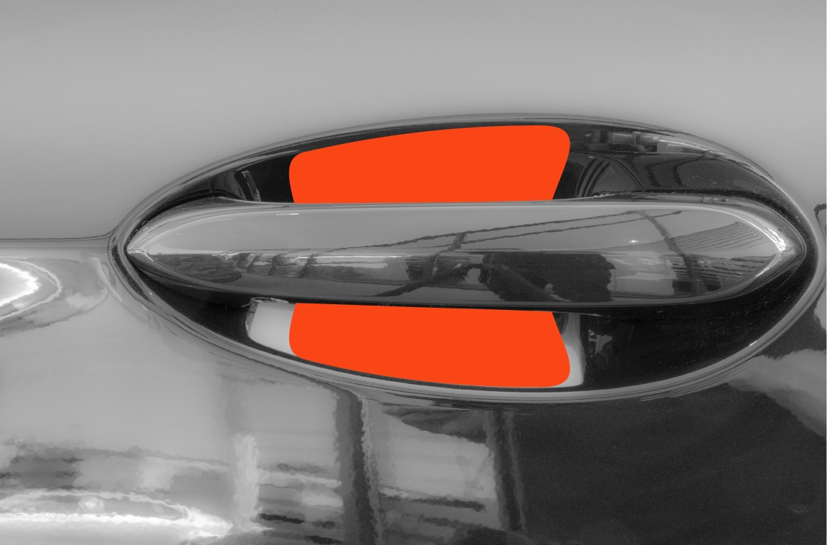 Auto Türgriffmulden Schutzfolie für BMW X3 3 (III) G01 I 2017 - 2021 im 4er Set