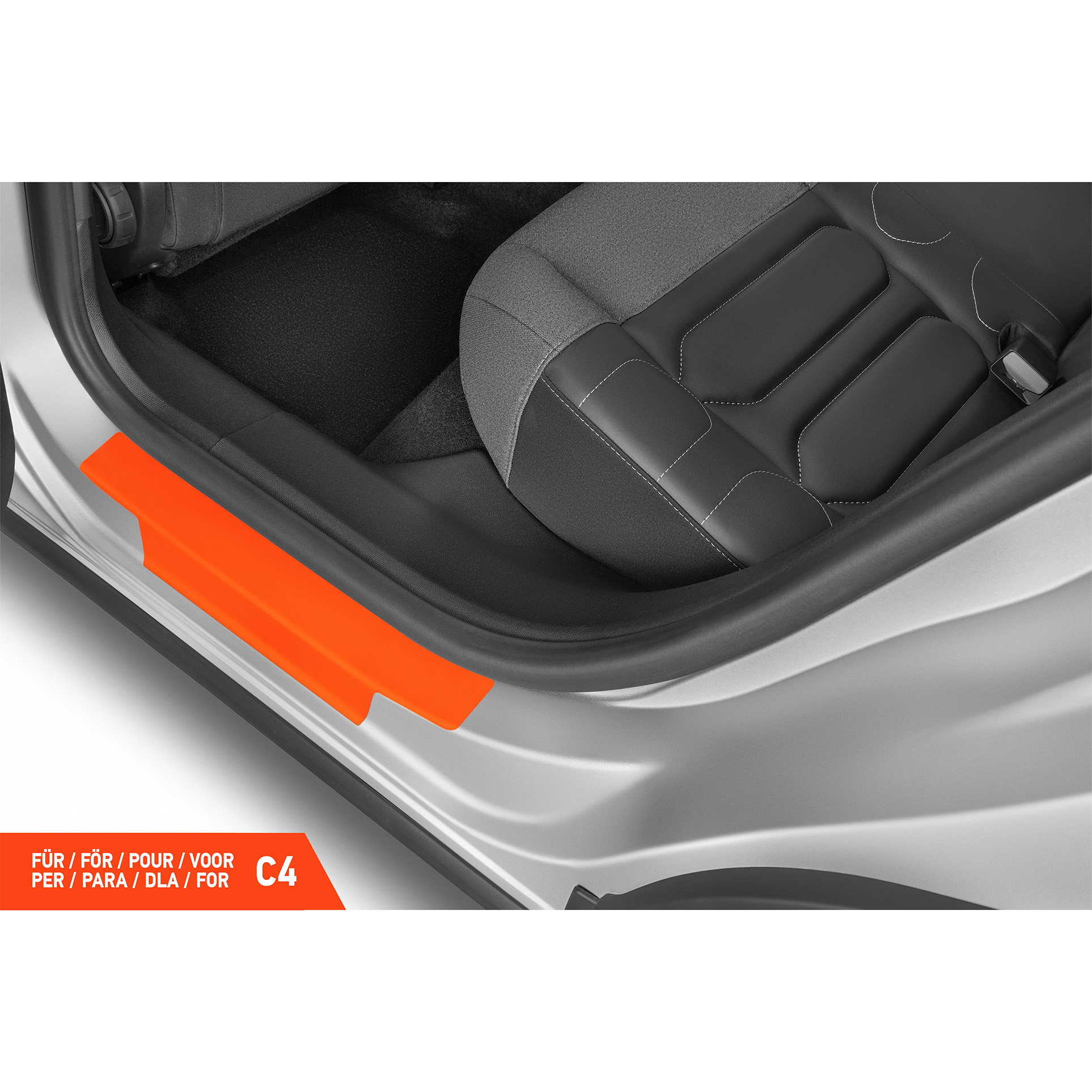 Einstiegsleisten Schutz für Citroën C4 3 (III) I 2020 - 2026 im 4er Set