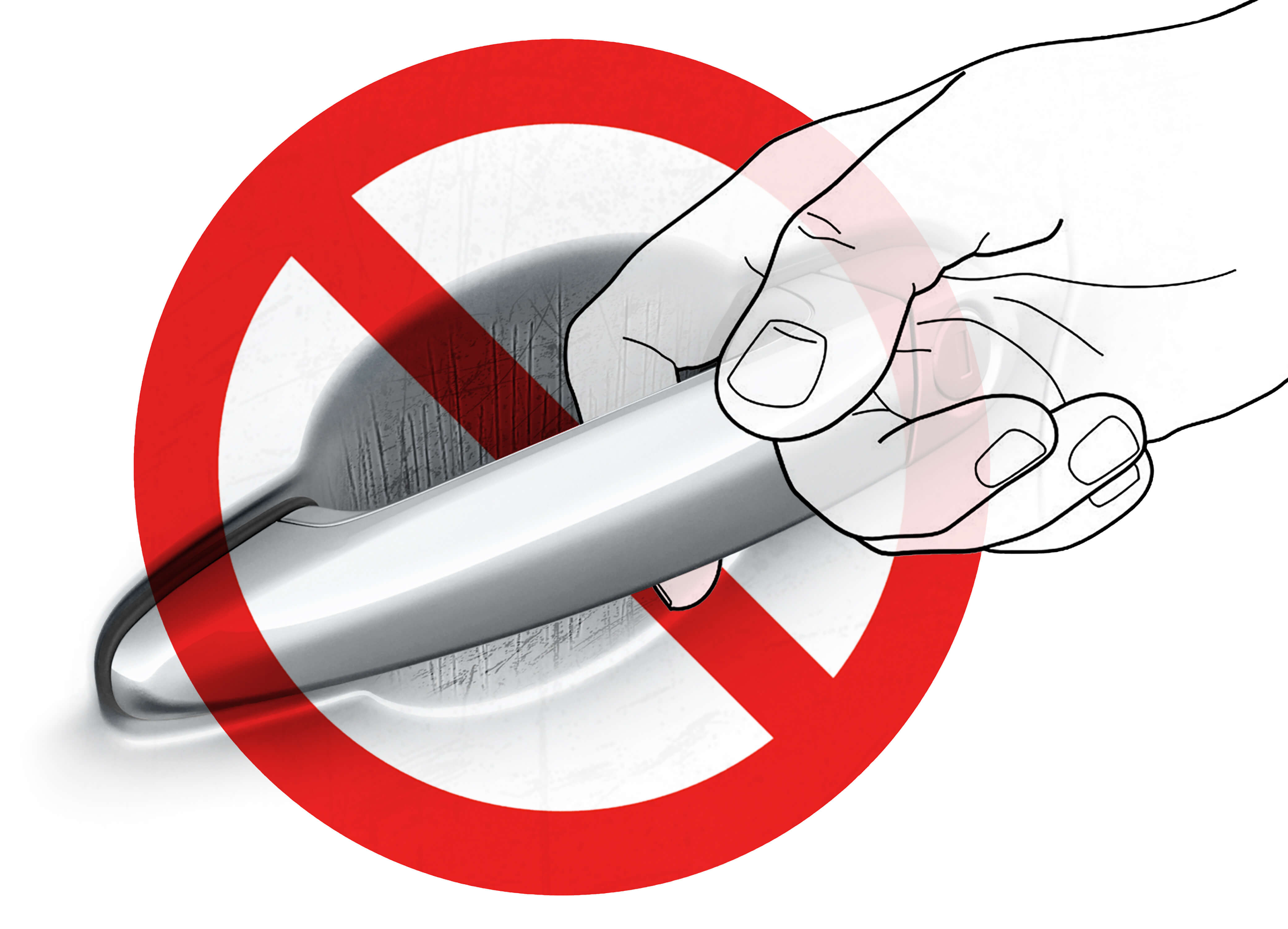 Auto Türgriffmulden Schutzfolie für Mercedes Benz E-Klasse Coupé C238 I 2017 - 2023 im 2er Set