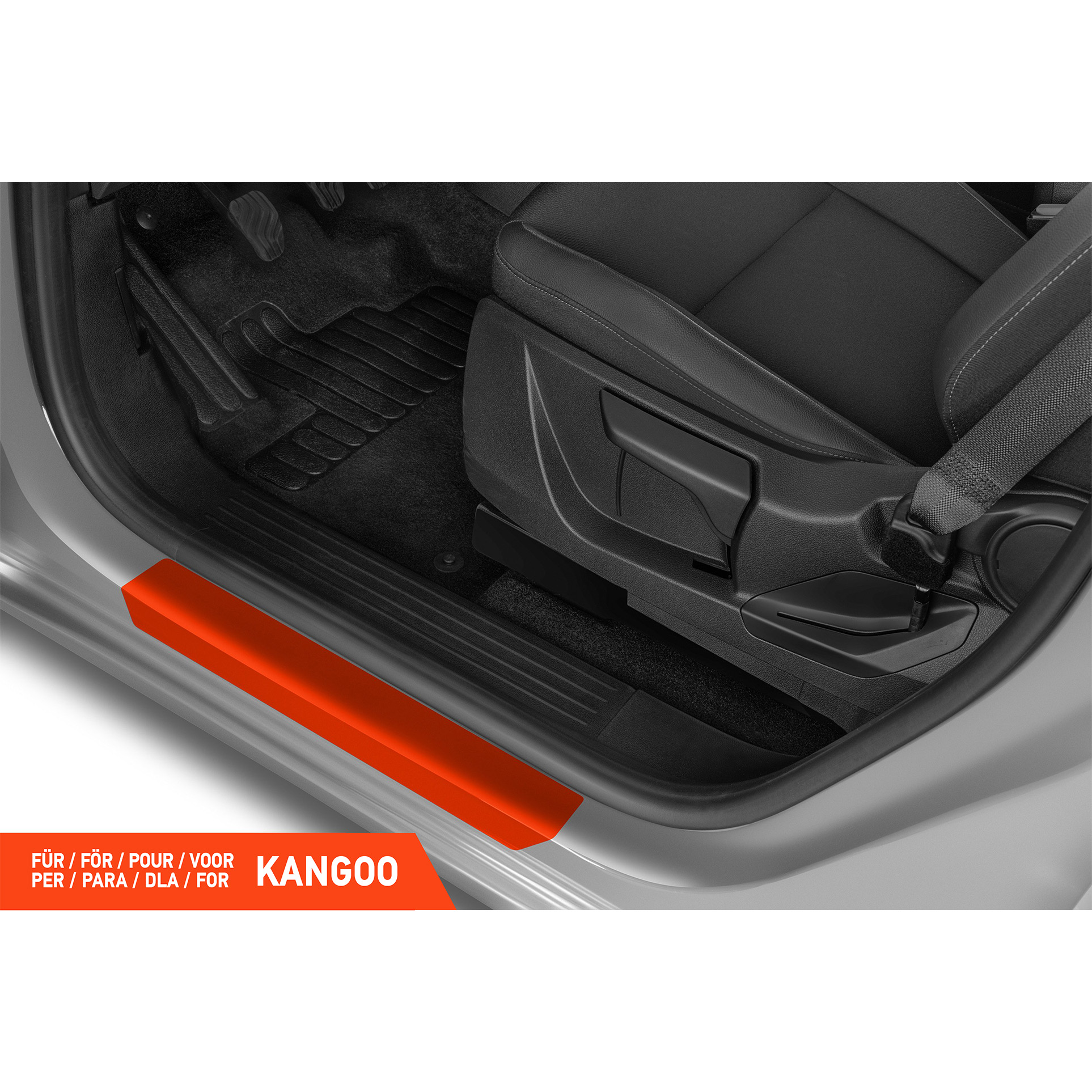 Einstiegsleisten Schutz für Renault Kangoo 3 (III) I 2021 - 2026 im 4er Set
