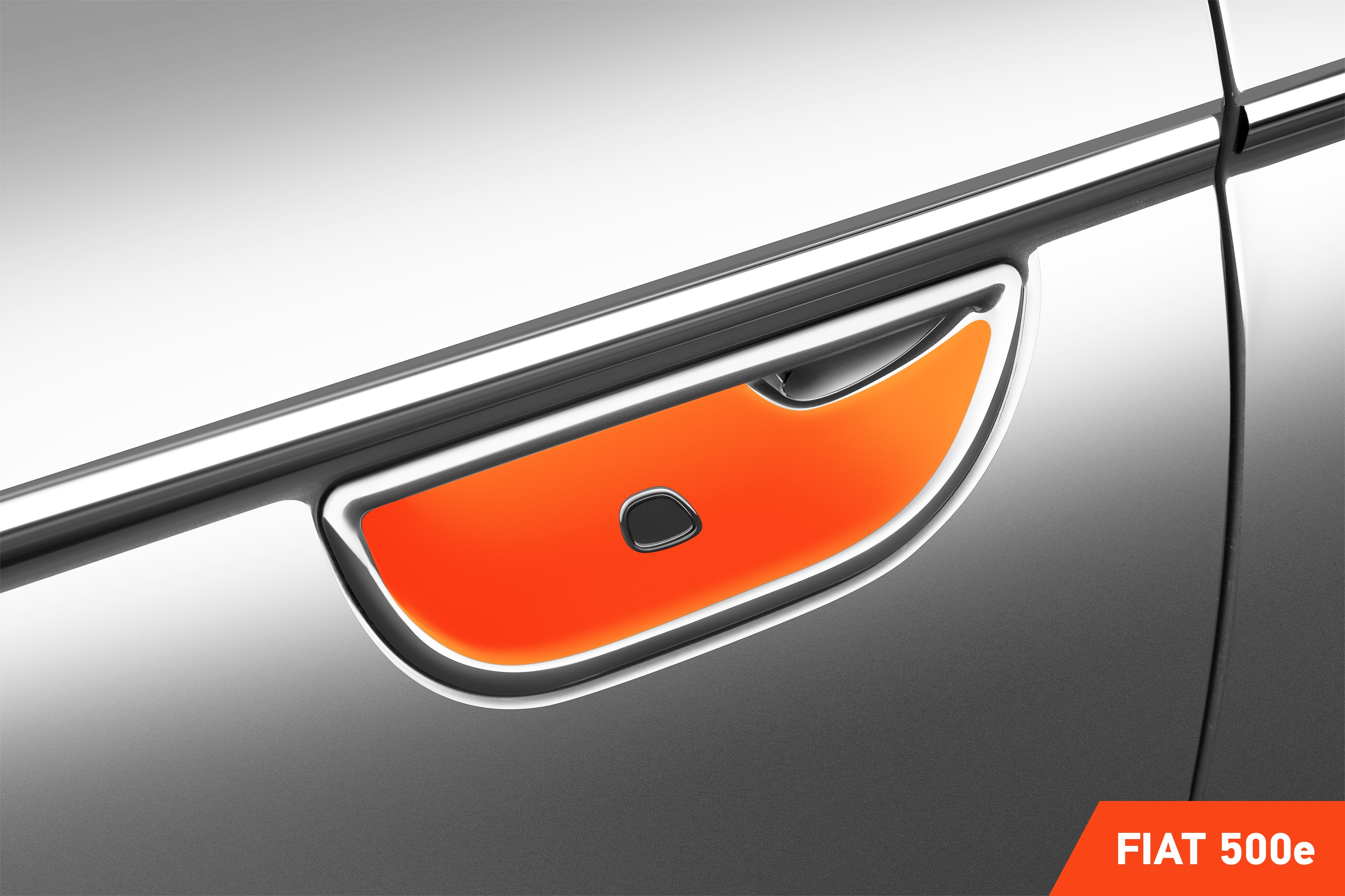 Auto Türgriffmulden Schutzfolie für Fiat 500e 332 3+1 I 2020 - 2025 im 2er Set