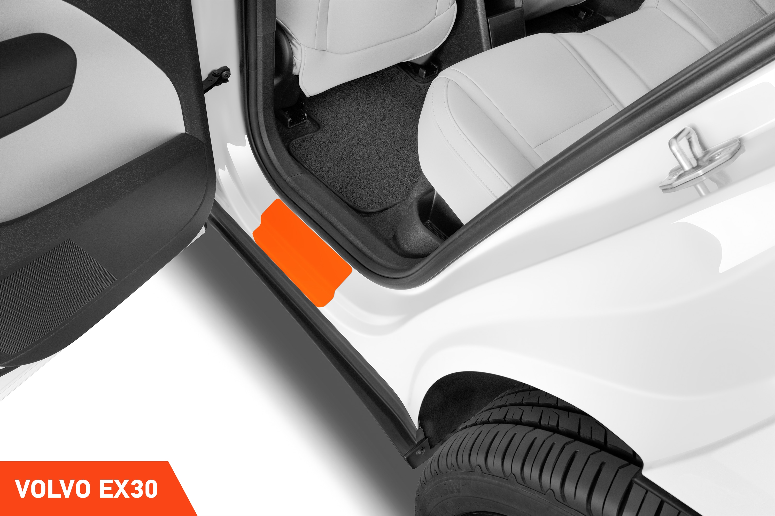 Einstiegsleisten Schutz für Volvo EX30 416 I 2023 - 2025 im 4er Set