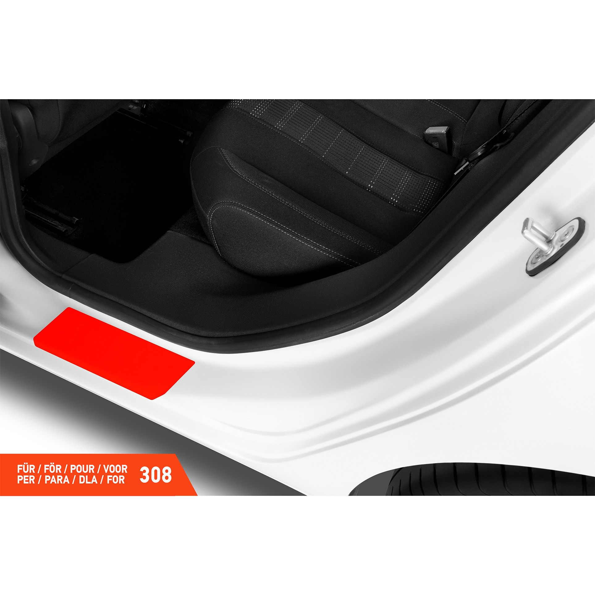 Einstiegsleisten Schutz für Peugeot 308 II T9 I 2013 - 2021 im 4er Set