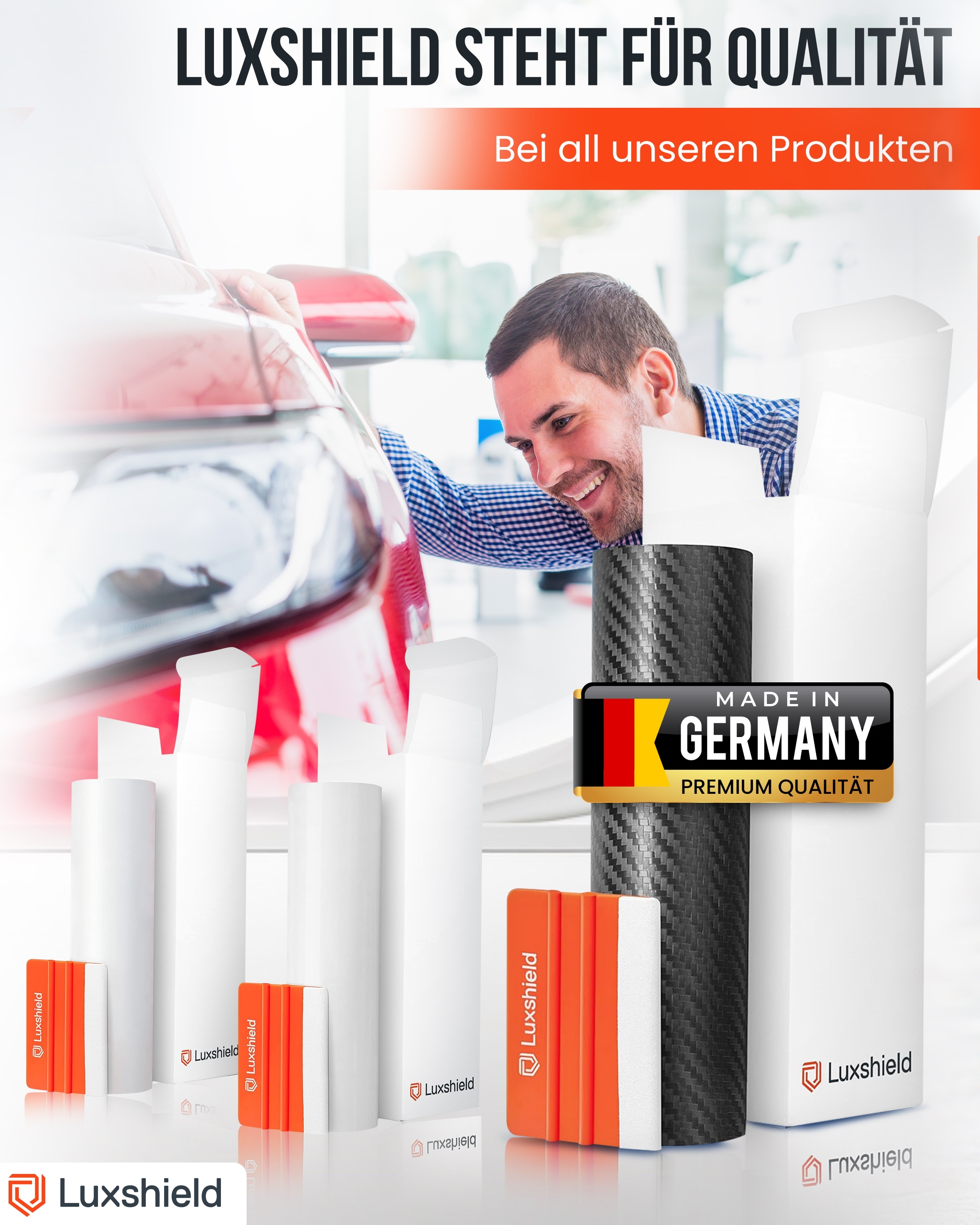 Lackschutzfolie Carbon Schwarz 12x100cm