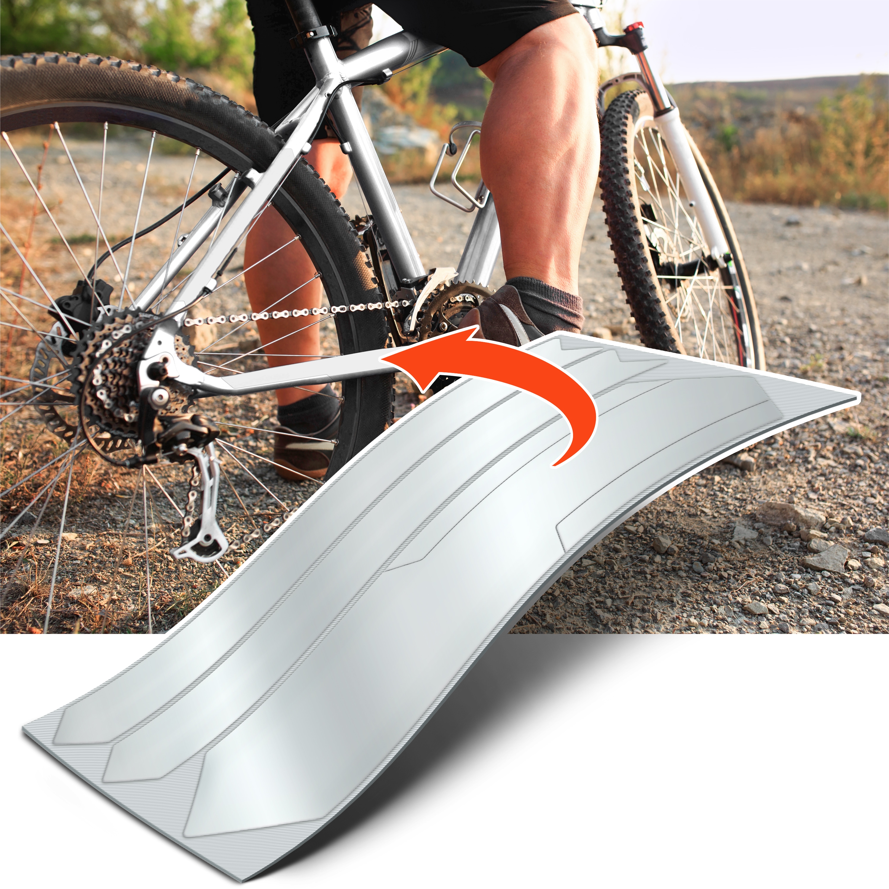 Kettenstrebenschutz Folie 3er Set