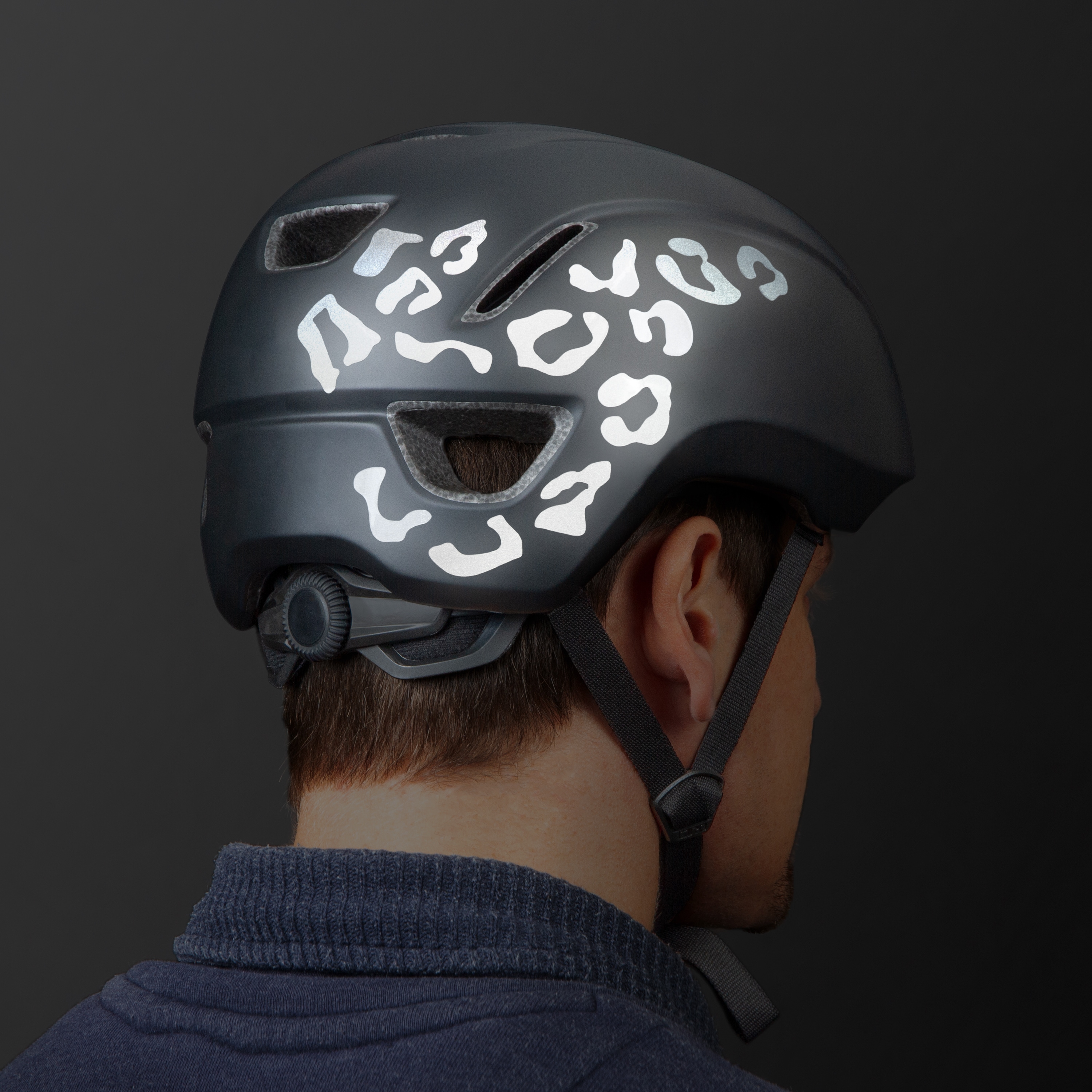 Reflektoren Sticker Set - Leopard  - für Fahrrad Roller Kinderwagen