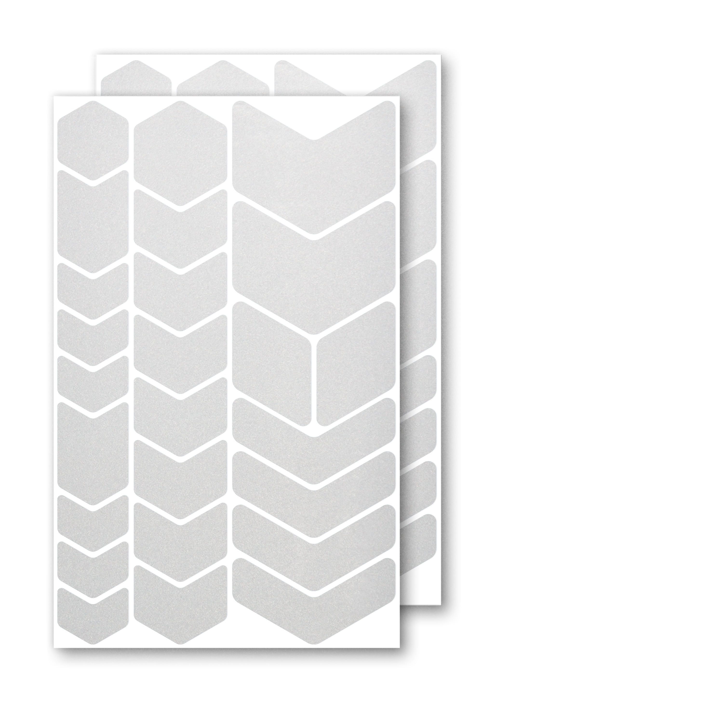 Reflektoren Sticker Set - Chevrons  - für Fahrrad Roller Kinderwagen