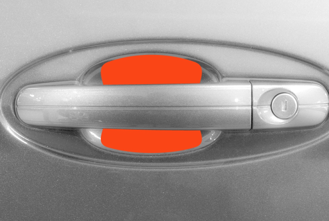 Auto Türgriffmulden Schutzfolie für Ford C-Max Grand 2 (II) I 2010 - 2019 im 4er Set