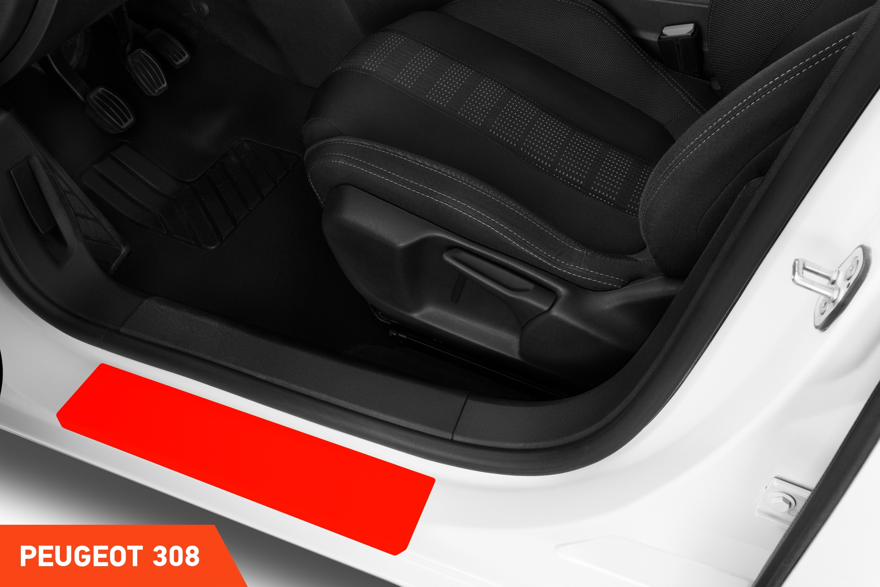 Einstiegsleisten Schutz für Peugeot 308 II T9 I 2013 - 2021 im 4er Set