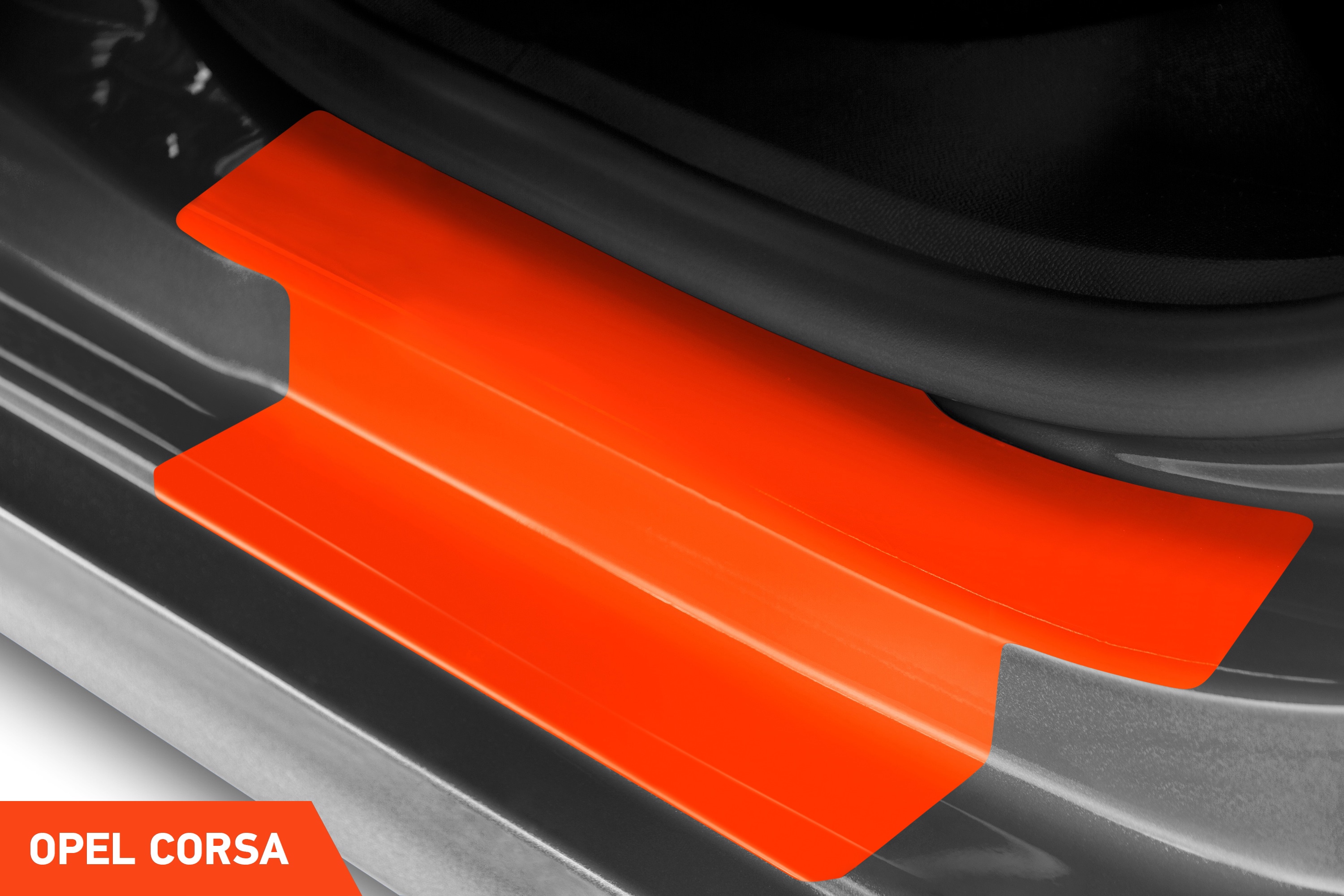 Einstiegsleisten Schutz für Opel Corsa F I 2019 - 2025 im 4er Set