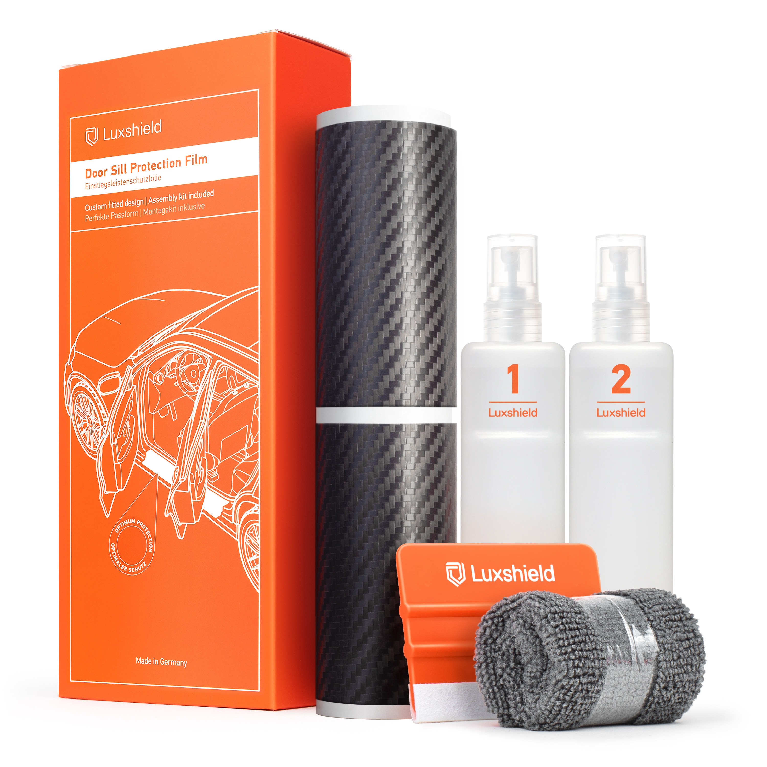 Battitaco Auto per Porsche Panamera 3 (III) 976 I 2024 - 2025 in set di 4