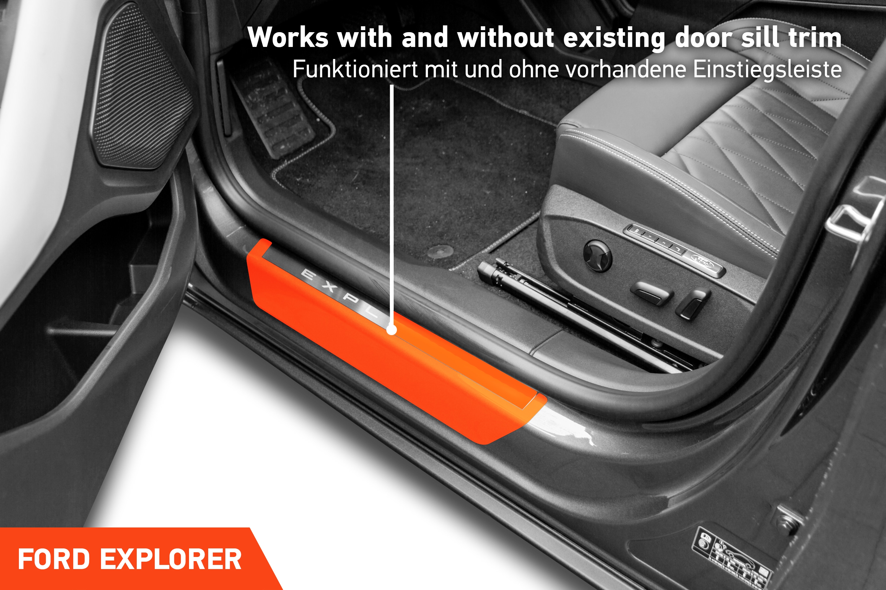 Einstiegsleisten Schutz für Ford Explorer CX740 I 2024 - 2025 im 4er Set