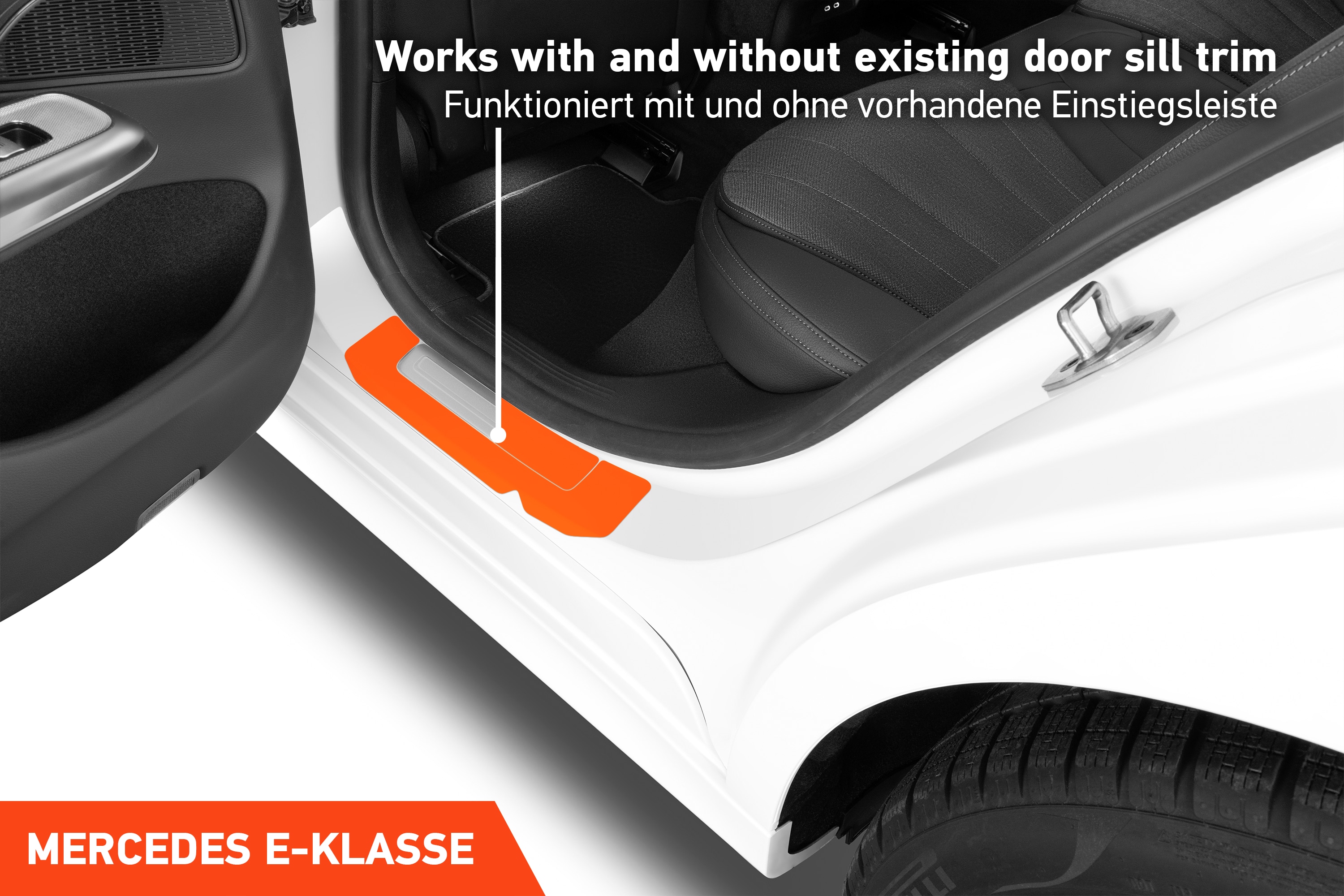 Einstiegsleisten Schutz für Mercedes Benz E-Klasse T-Modell S214 I 2023 - 2025 im 4er Set
