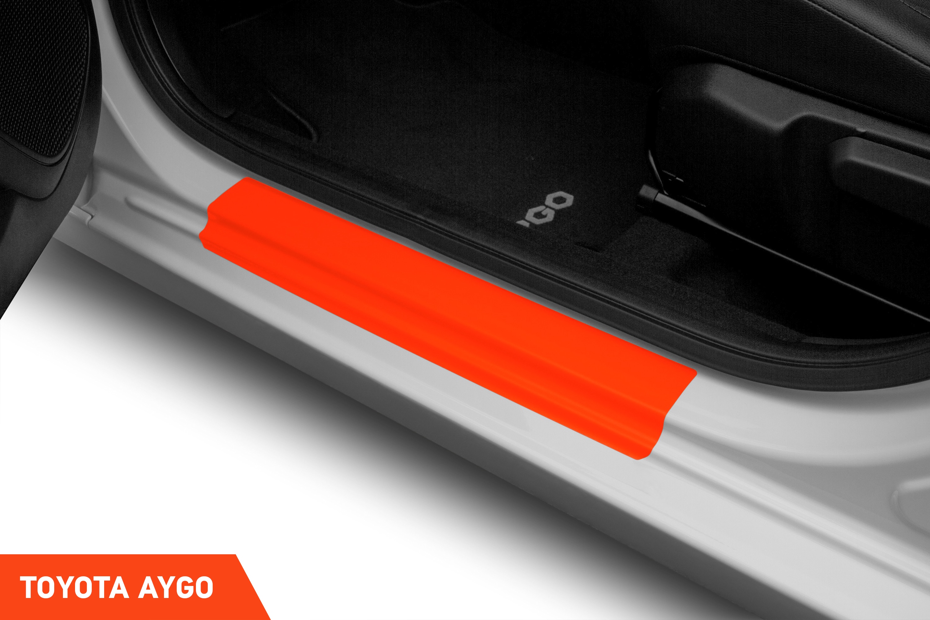 Einstiegsleisten Schutz für Toyota Aygo 2 (II) I 2014 - 2022 im 4er Set