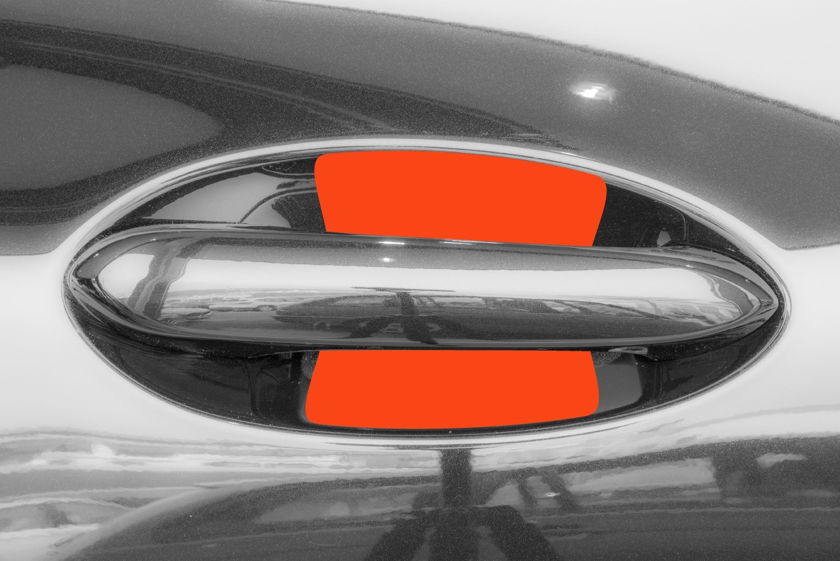 Auto Türgriffmulden Schutzfolie für BMW X6 3 (III) G06 I 2019 - 2025 im 4er Set