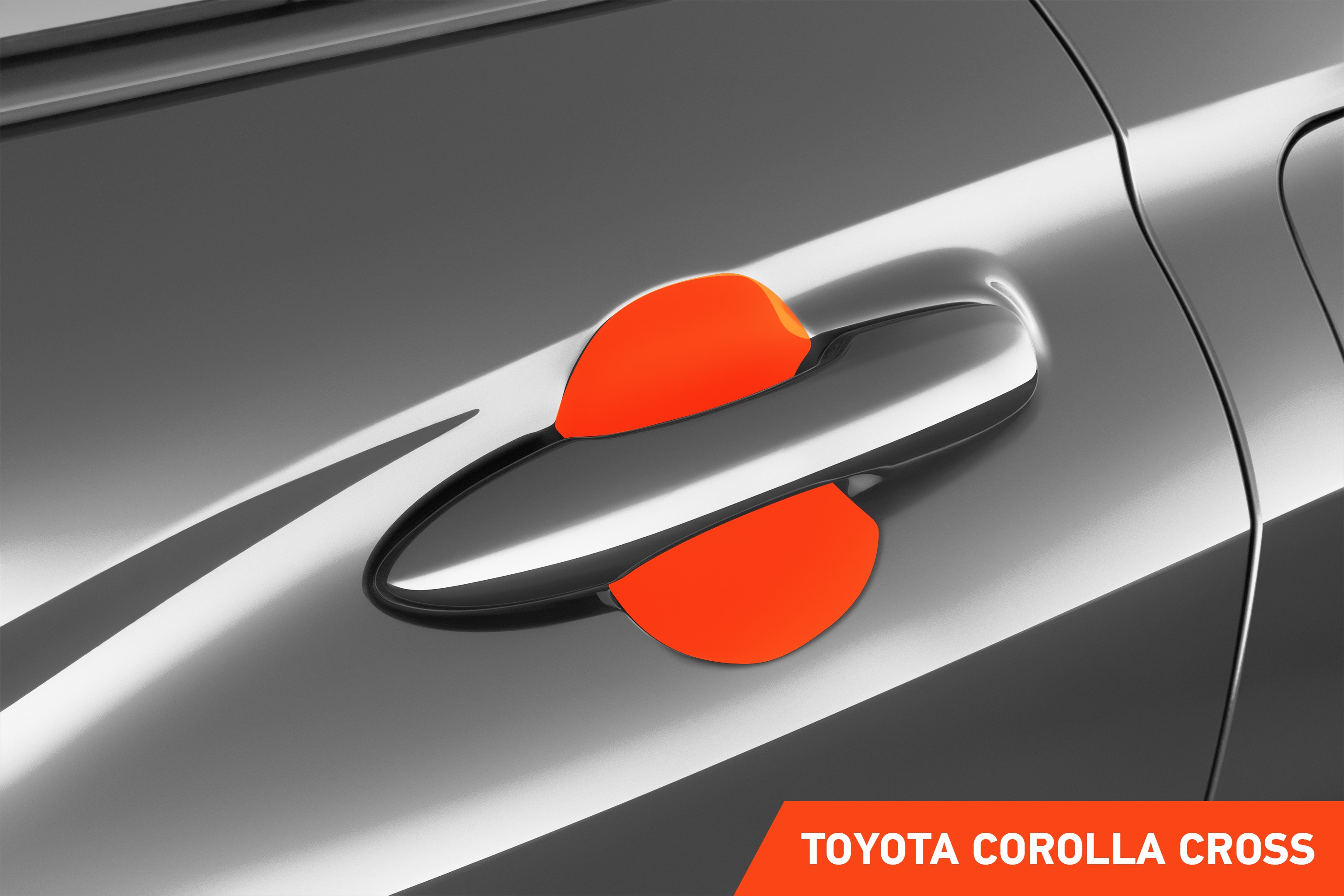 Auto Türgriffmulden Schutzfolie für Toyota Corolla Cross XG10 I 2022 - 2025 im 4er Set