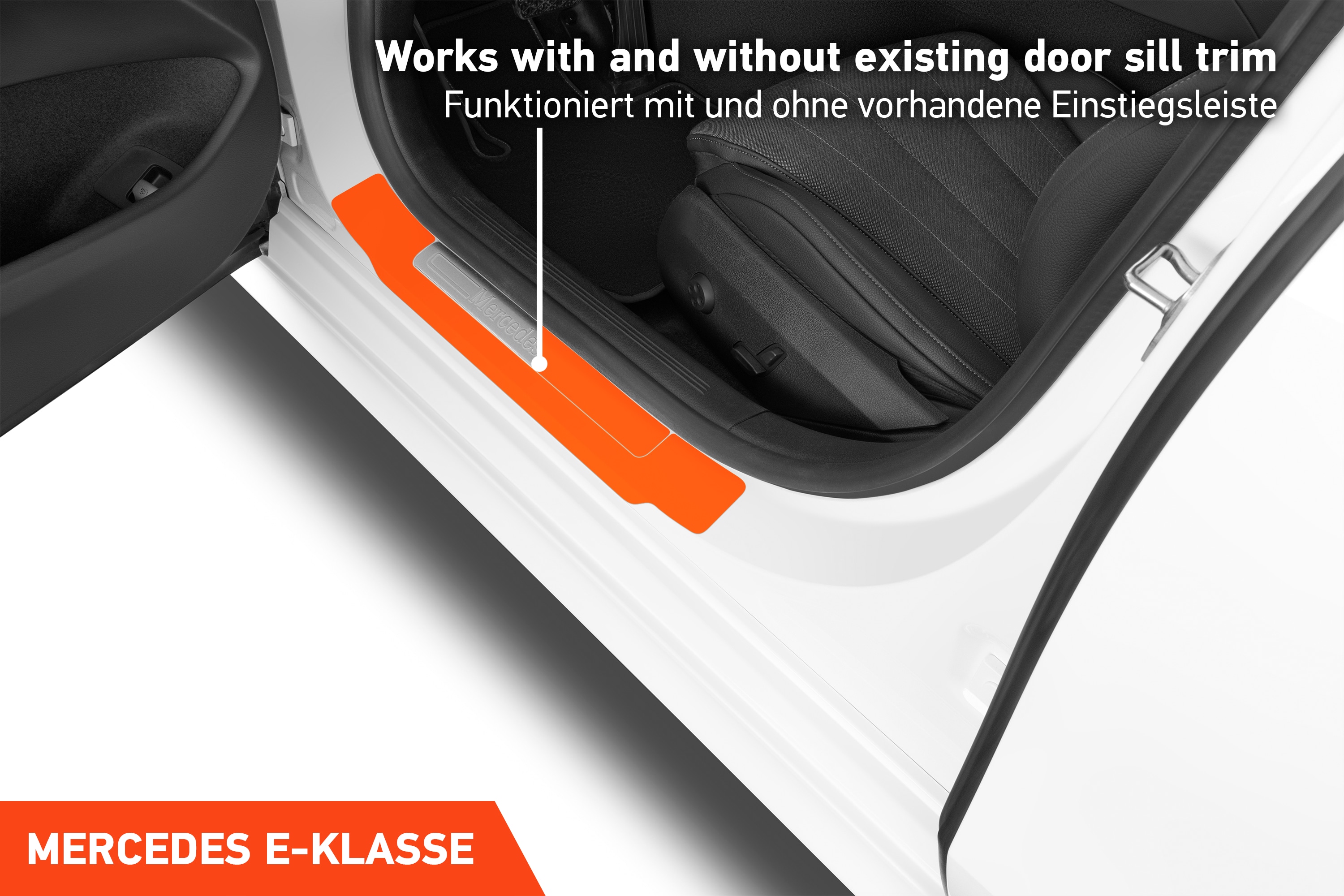 Einstiegsleisten Schutz für Mercedes Benz E-Klasse T-Modell S214 I 2023 - 2025 im 4er Set