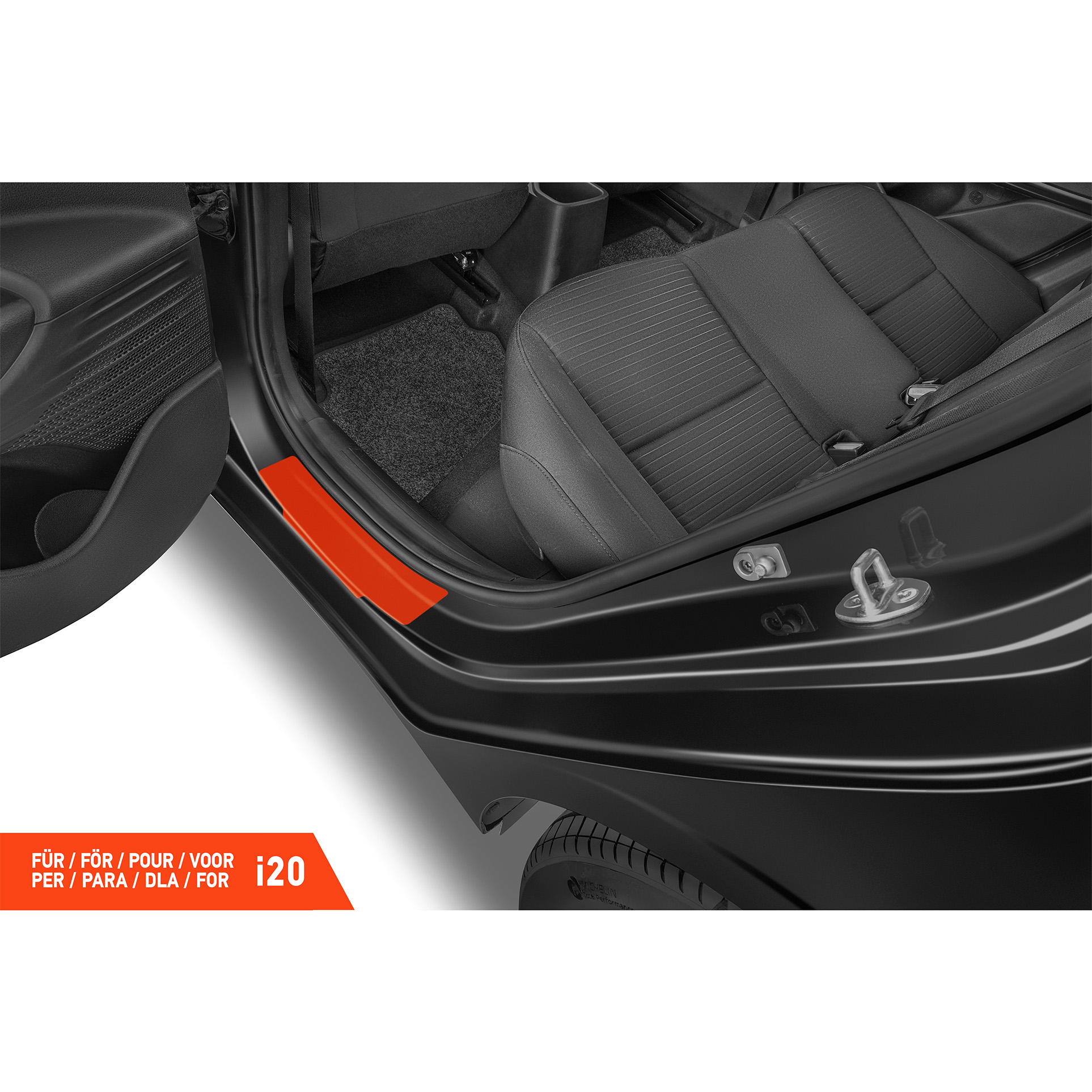 Einstiegsleisten Schutz für Hyundai i20 3 (III) BC3 I 2020 - 2026 im 4er Set