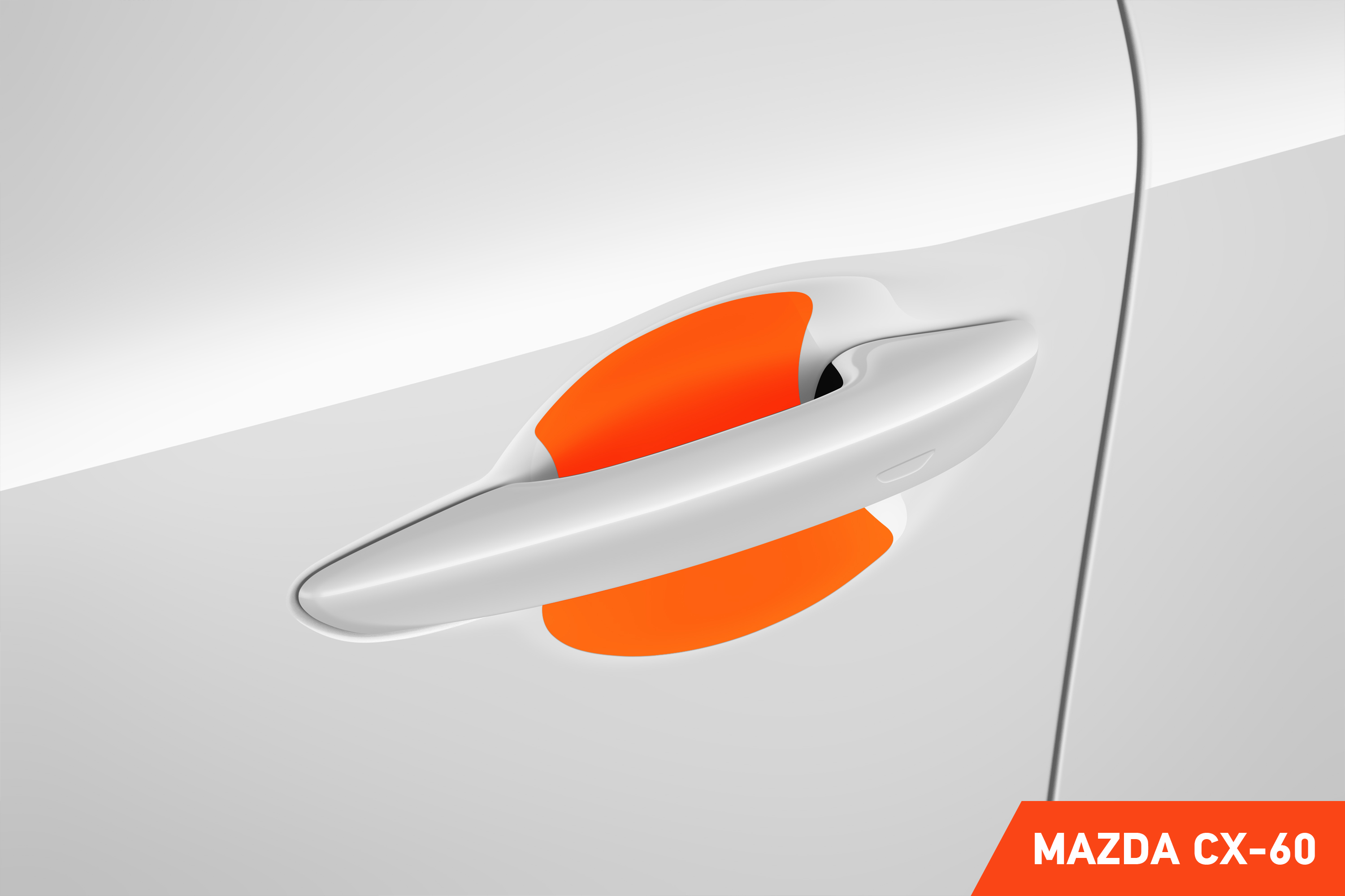 Auto Türgriffmulden Schutzfolie für Mazda CX-60 I 2022 - 2025 im 4er Set