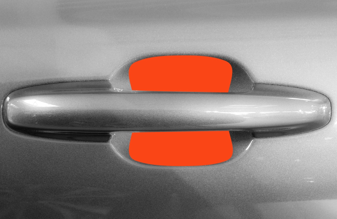 Auto Türgriffmulden Schutzfolie für Ford Focus 5-Türer 4 (IV) HN I 2018 - 2025 im 4er Set