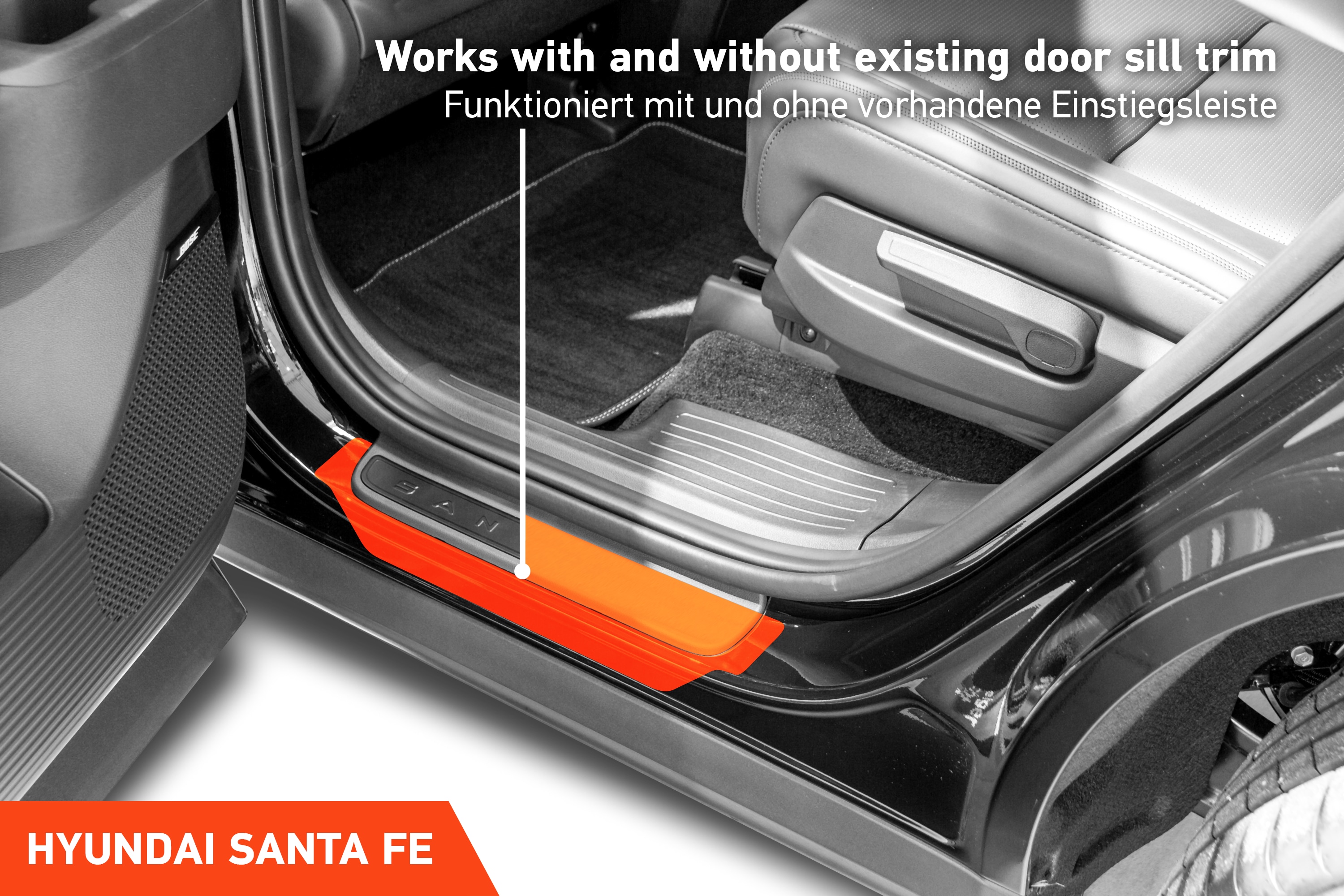 Einstiegsleisten Schutz für Hyundai Santa Fe 5 (V) MX5 I 2024 - 2025 im 4er Set