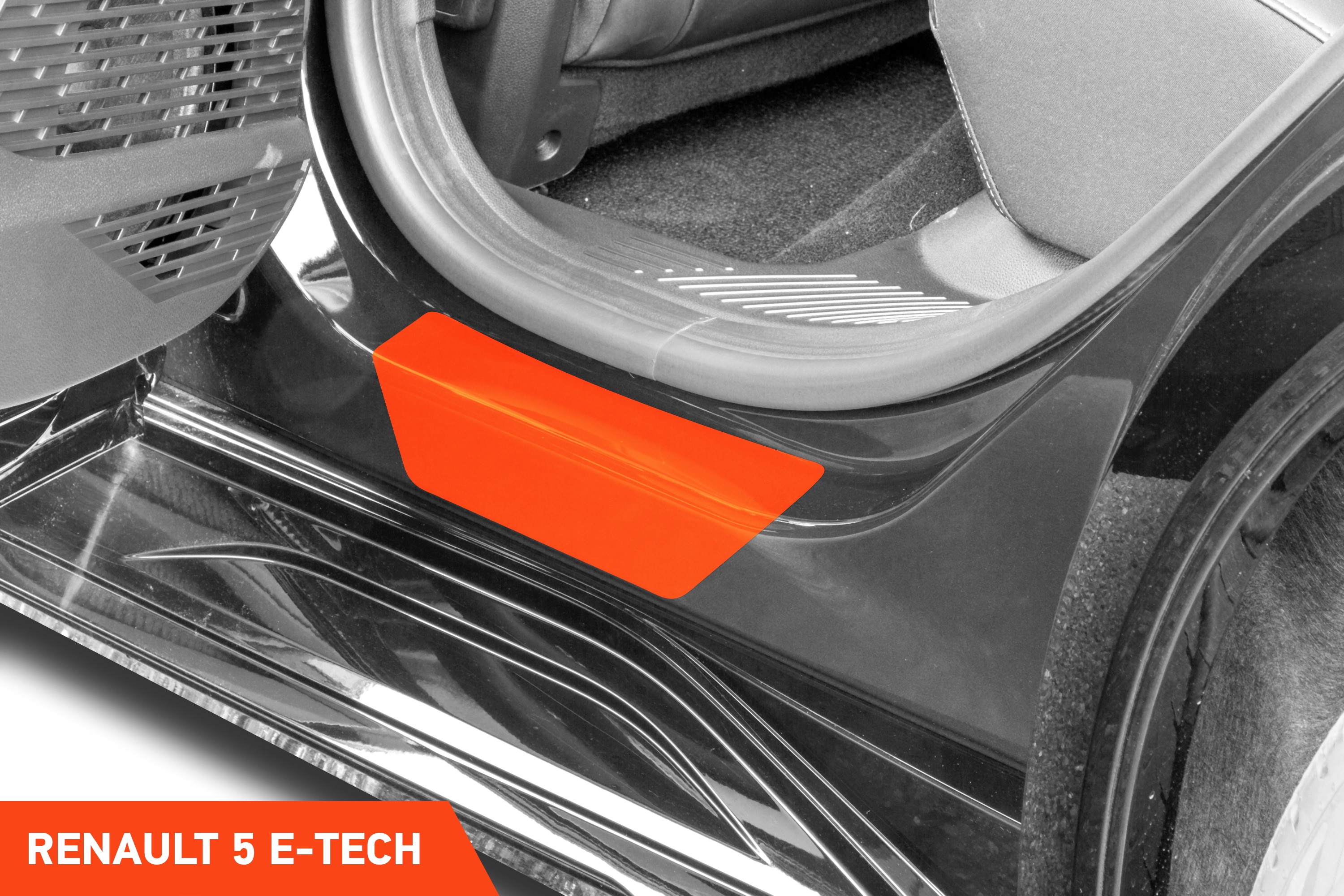 Einstiegsleisten Schutz für Renault 5 E-Tech I 2024 - 2025 im 4er Set
