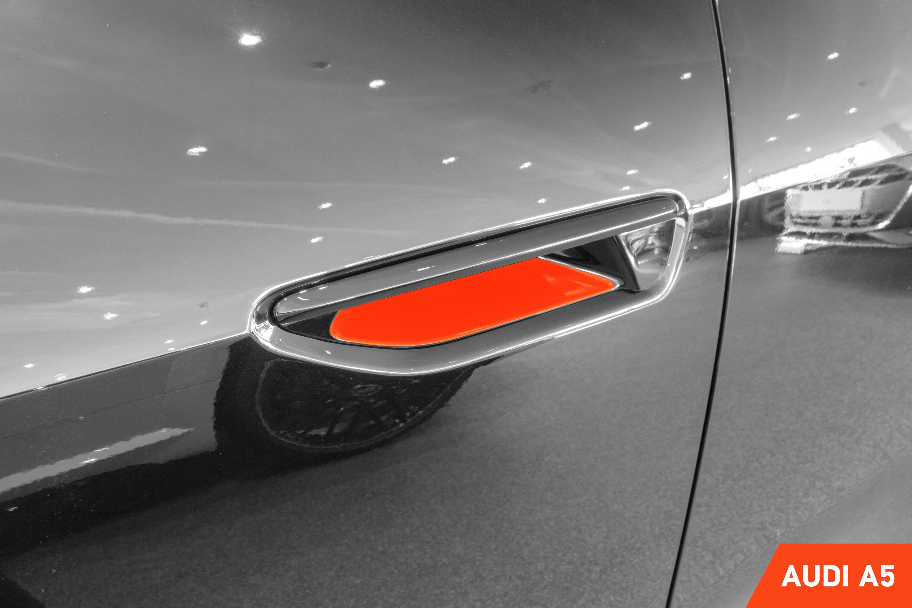 Auto Türgriffmulden Schutzfolie für Audi A5 Limousine B10 FU I 2024 - 2025 im 4er Set