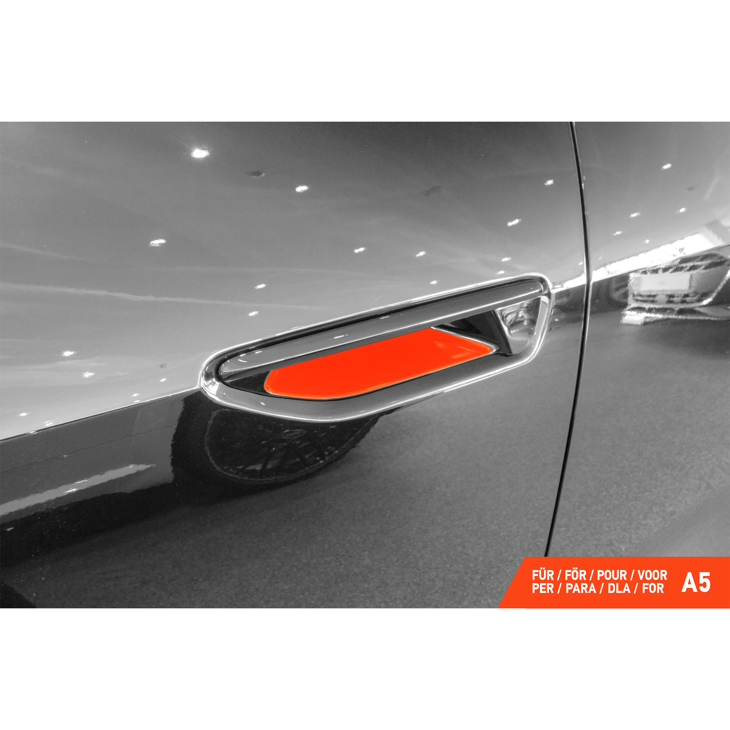 Auto Türgriffmulden Schutzfolie für Audi A5 Avant B10 FU I 2024 - 2026 im 4er Set