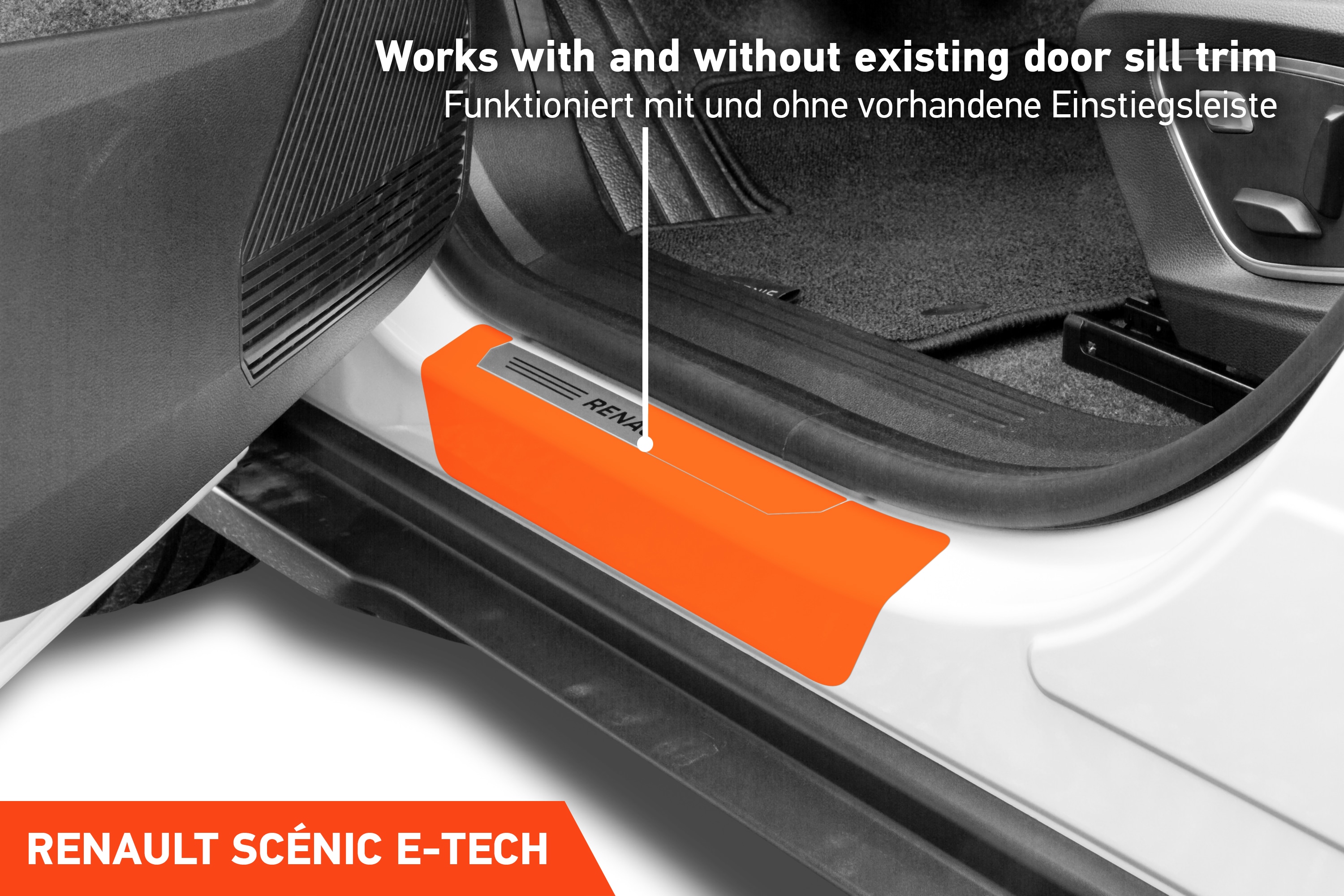 Einstiegsleisten Schutz für Renault Scénic E-Tech I 2024 - 2025 im 4er Set