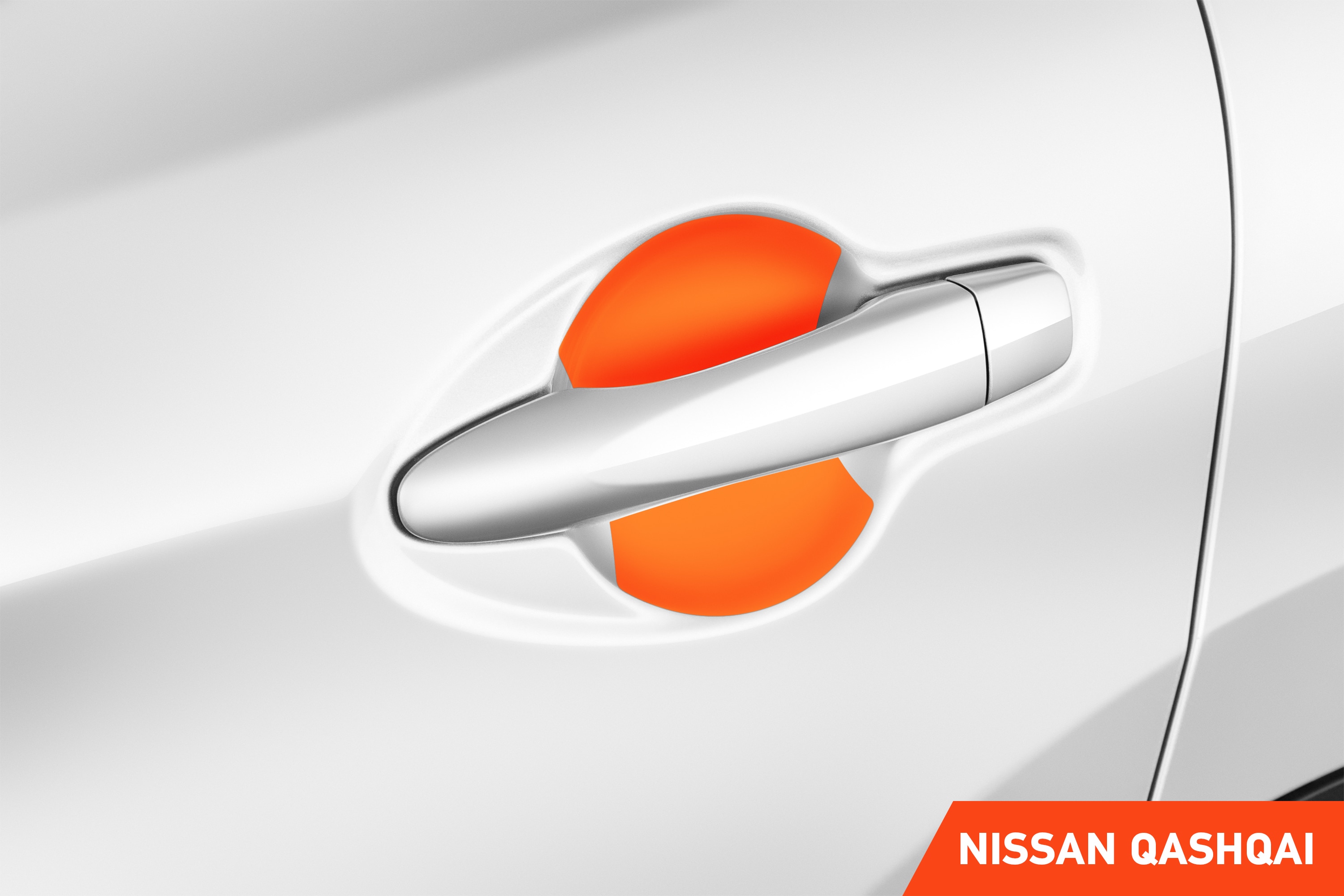 Auto Türgriffmulden Schutzfolie für Nissan Qashqai 2 (II) J11 I 2017 - 2021 im 4er Set