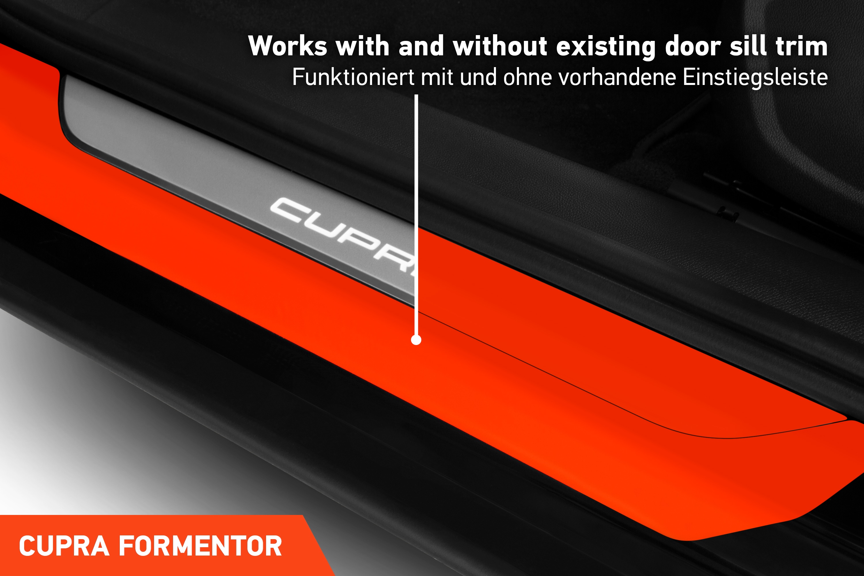 Einstiegsleisten Schutz für Cupra Formentor KM7 I 2020 - 2025 im 4er Set