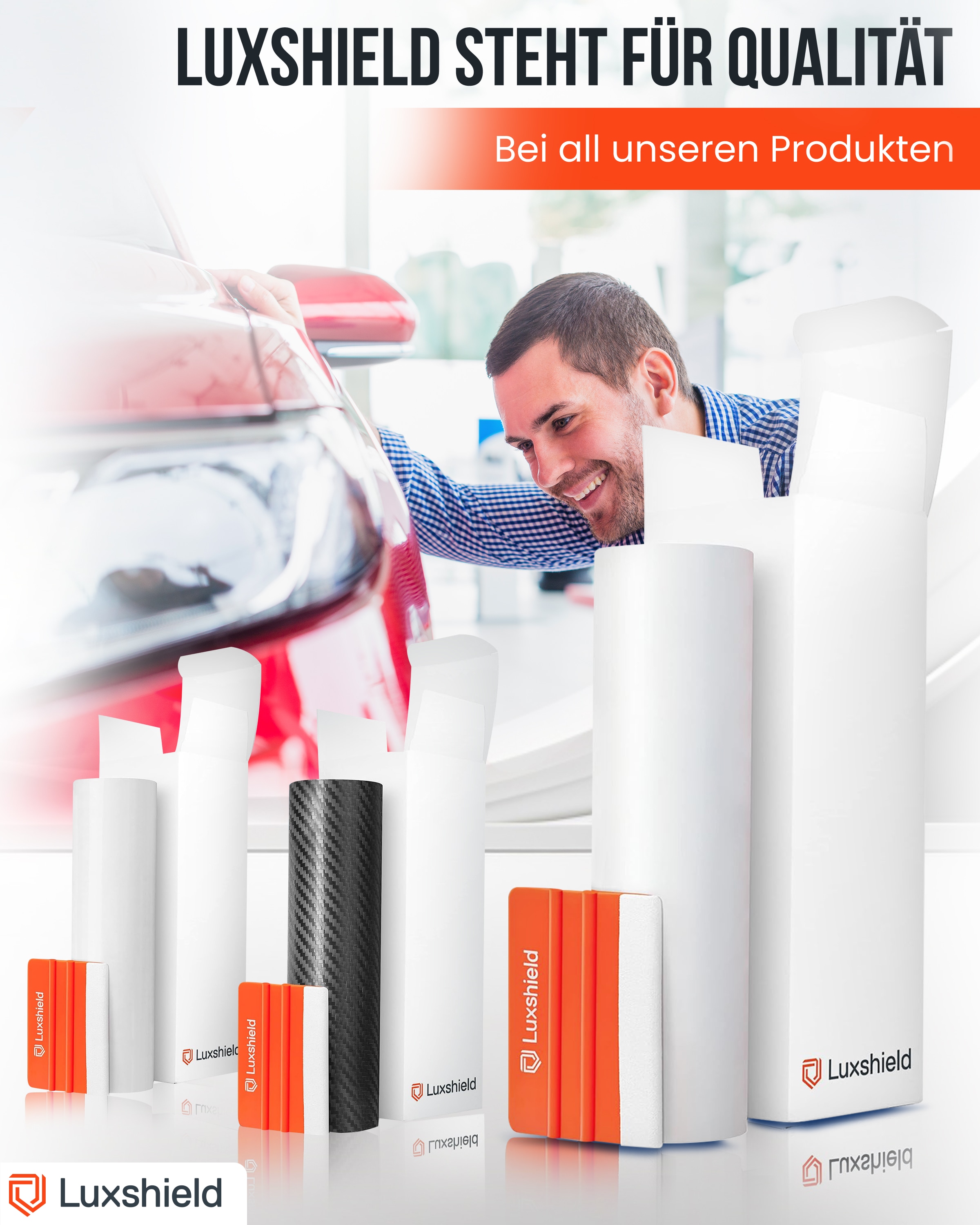 Lackschutzfolie Transparent matt 12x100cm