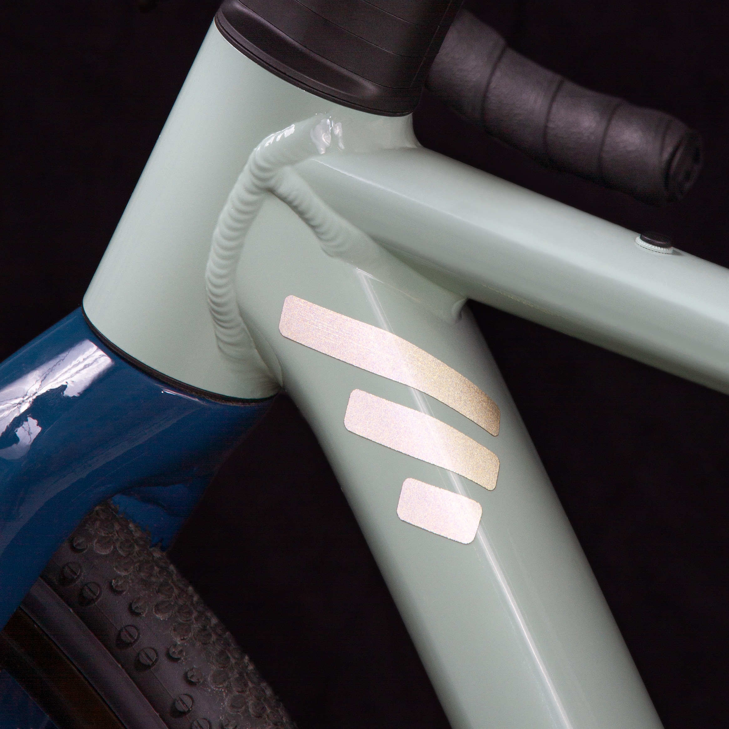 Reflektoren Sticker Set - Streifen  - für Fahrrad Roller Kinderwagen