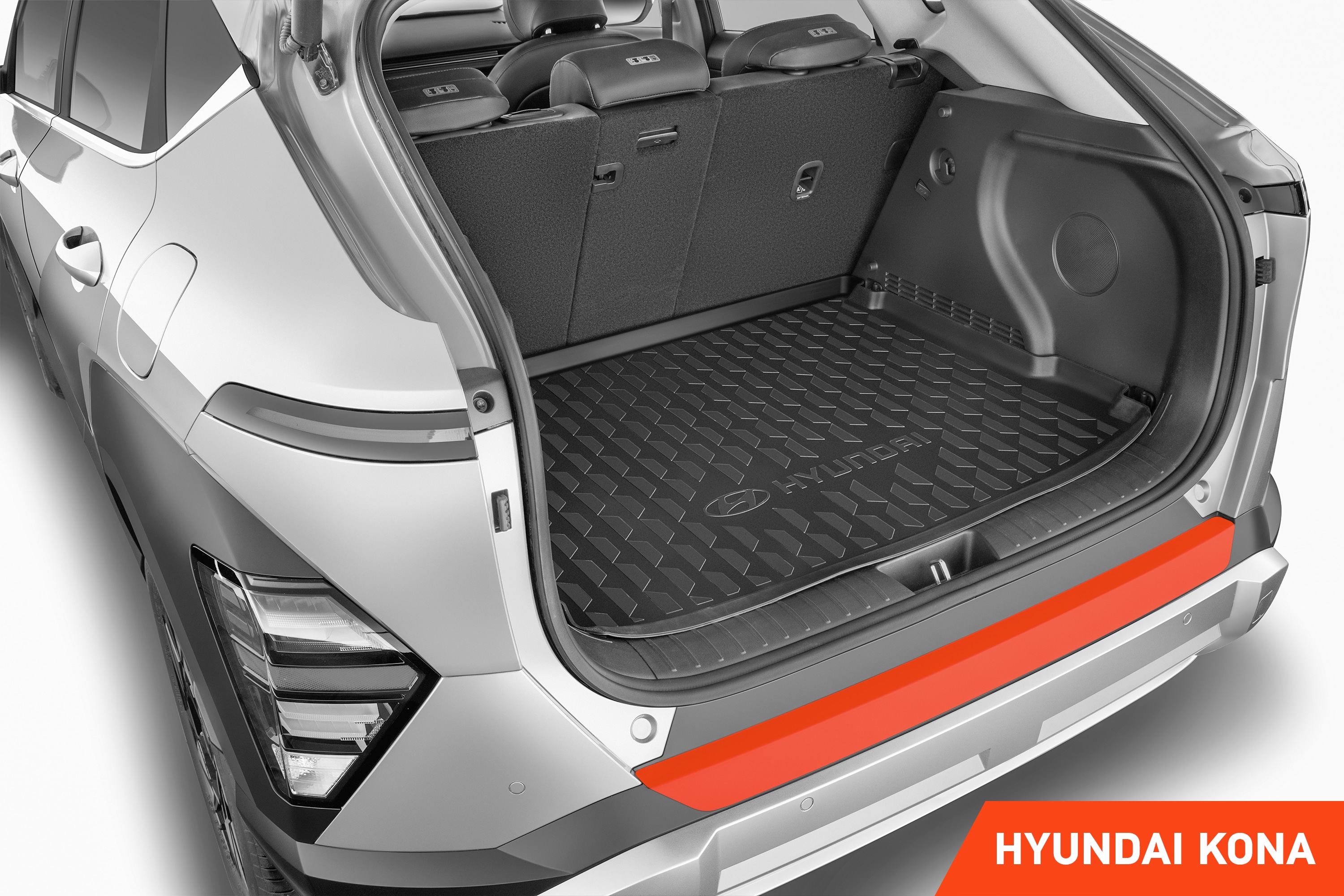 Ladekantenschutz für Hyundai Kona 2 (II) SX2 I 2023 - 2025 (nicht passend für den Kona Elektro)