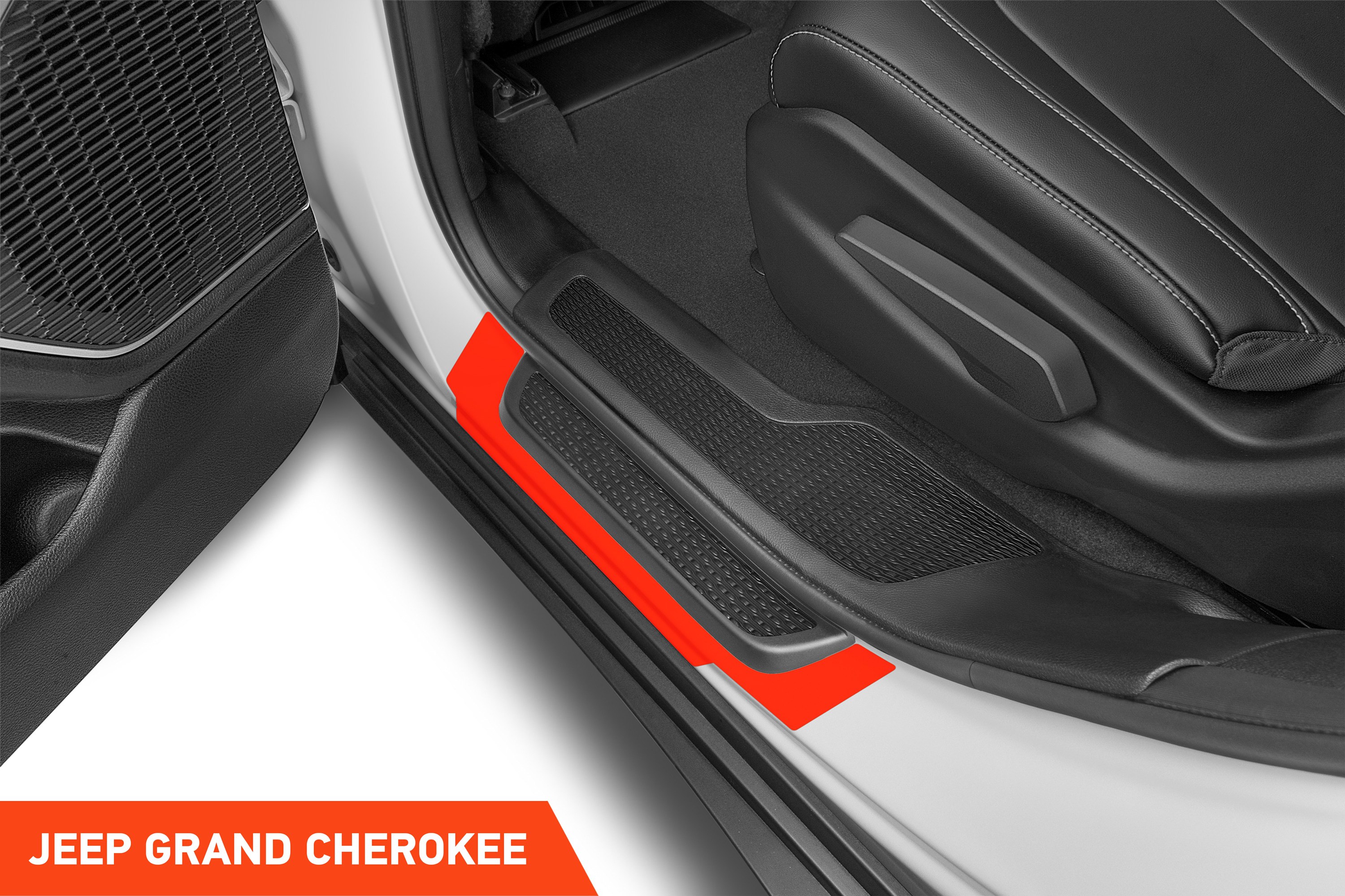 Einstiegsleisten Schutz für Jeep Grand Cherokee 5 (V) WL I 2021 - 2025 im 4er Set