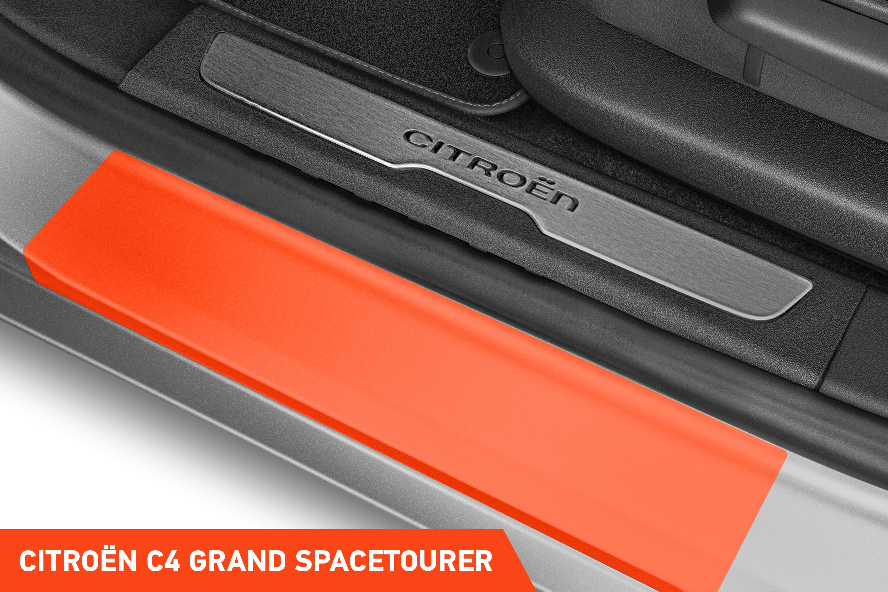 Einstiegsleisten Schutz für Citroën C4 Grand SpaceTourer I 2018 - 2022 im 4er Set