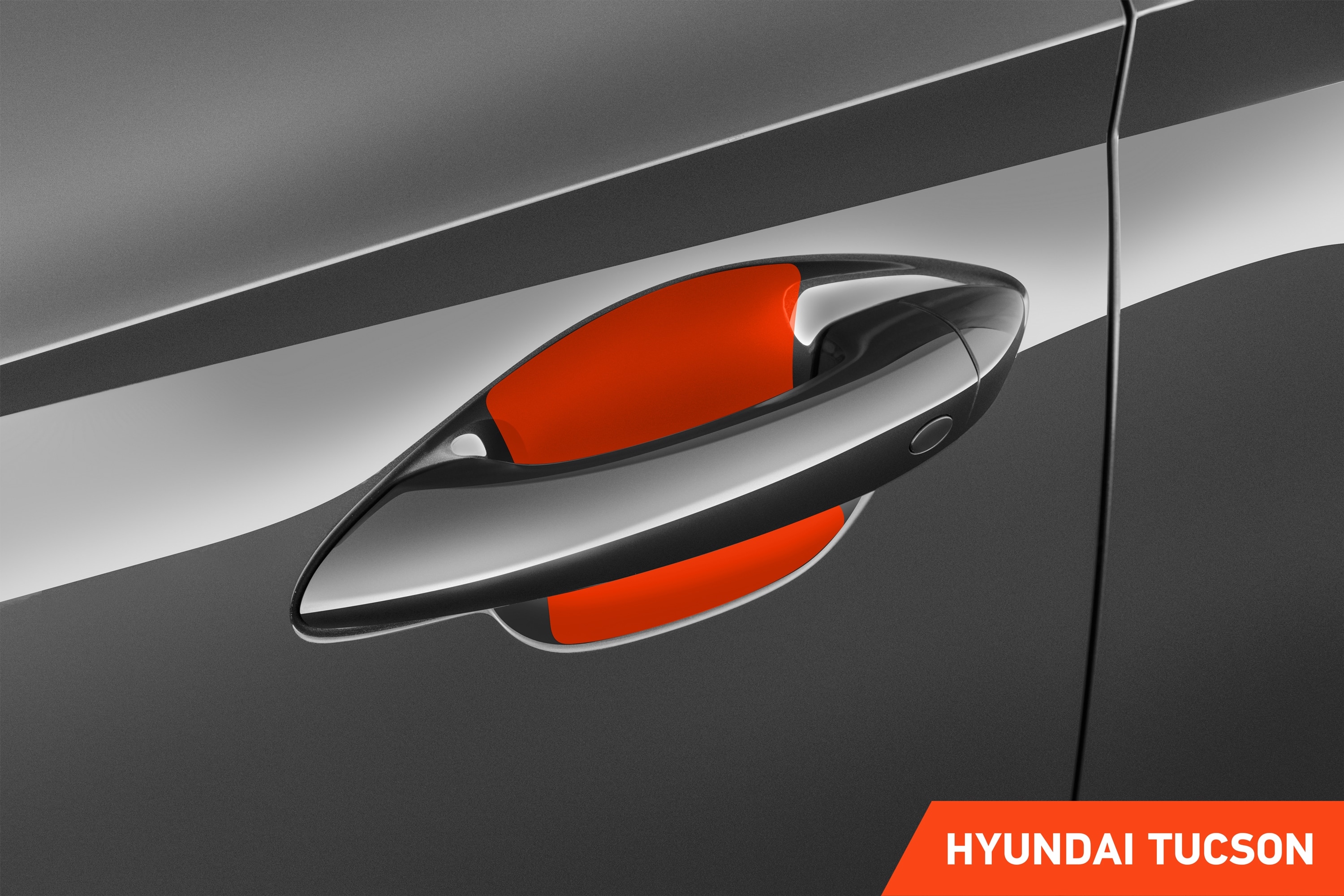 Auto Türgriffmulden Schutzfolie für Hyundai Tucson 4 (IV) NX4 I 2020 - 2025 im 4er Set