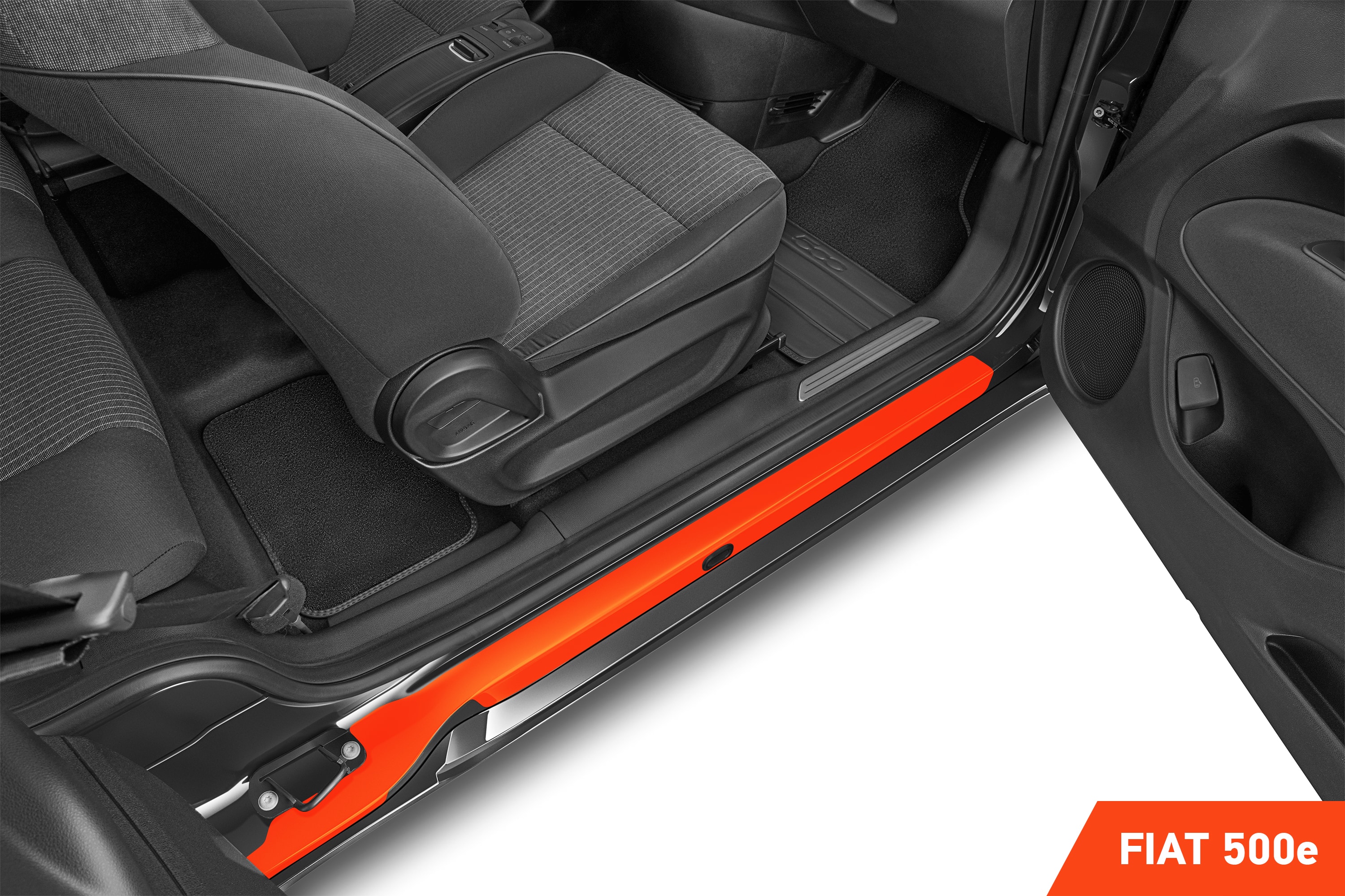 Einstiegsleisten Schutz für Fiat 500e 332 3+1 I 2020 - 2025 im 2er Set