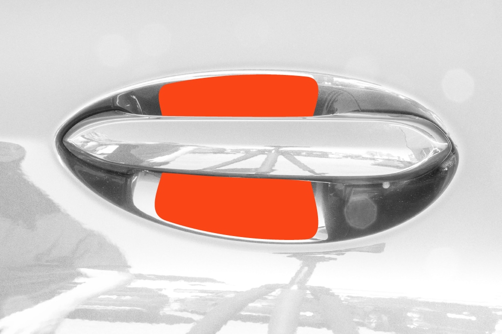 Auto Türgriffmulden Schutzfolie für BMW X4 2 (II) G02 I 2018 - 2025 im 4er Set