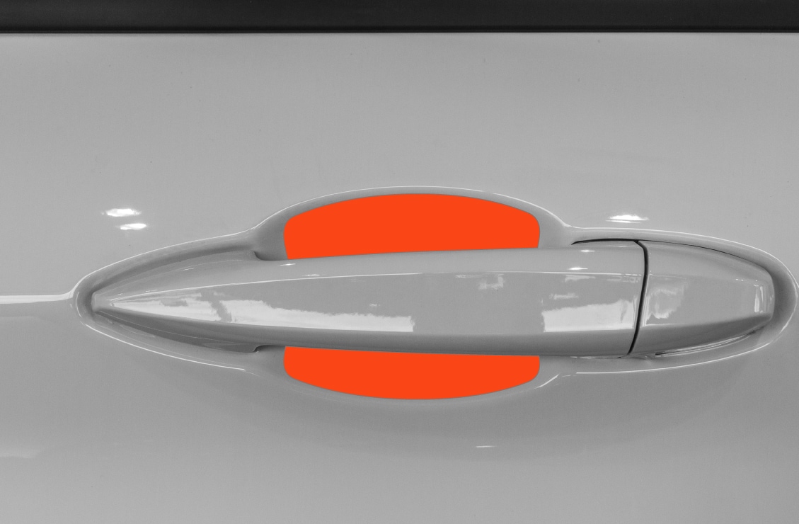 Auto Türgriffmulden Schutzfolie für BMW X1 2 (II) F48 I 2015 - 2022 im 4er Set