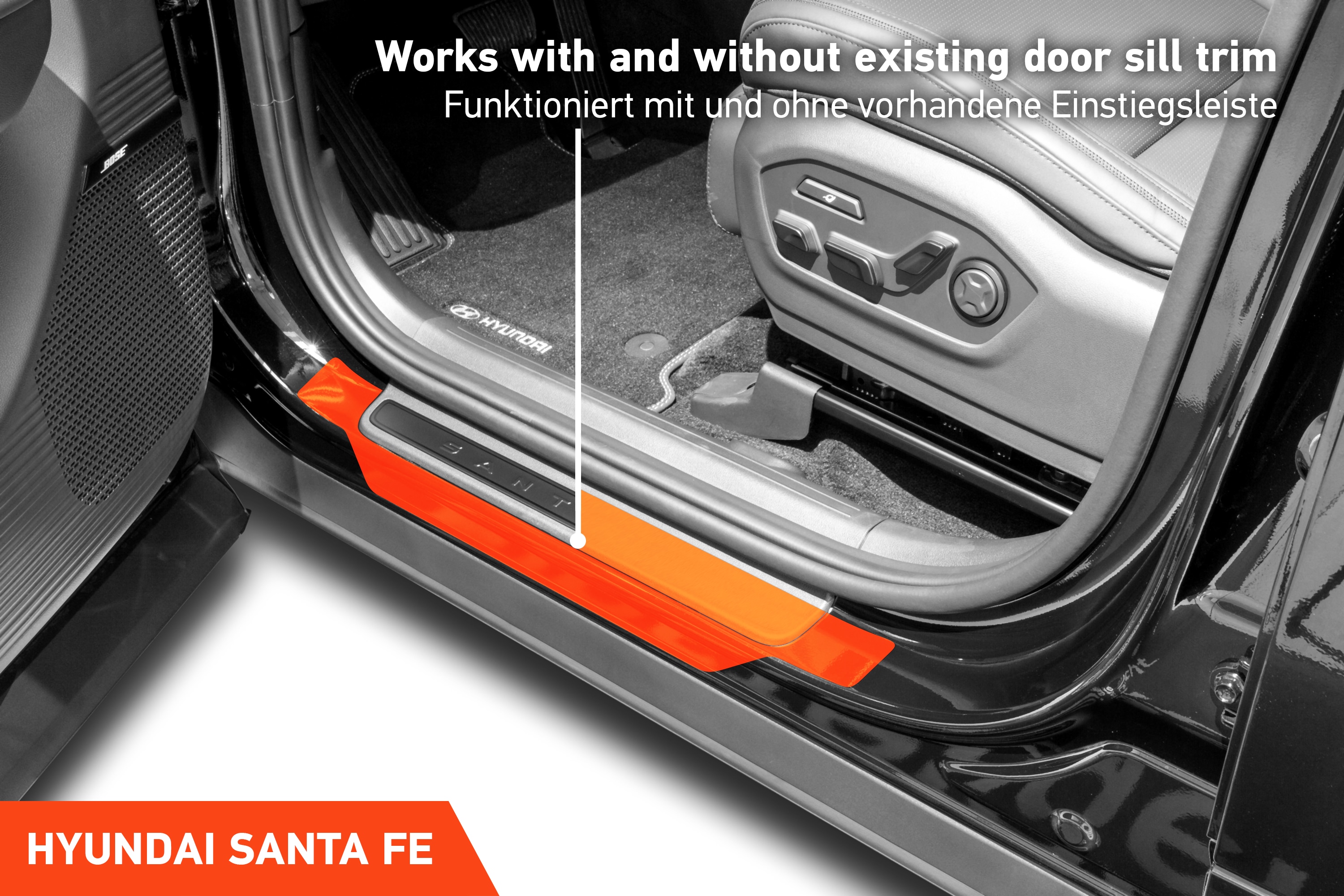 Einstiegsleisten Schutz für Hyundai Santa Fe 5 (V) MX5 I 2024 - 2025 im 4er Set