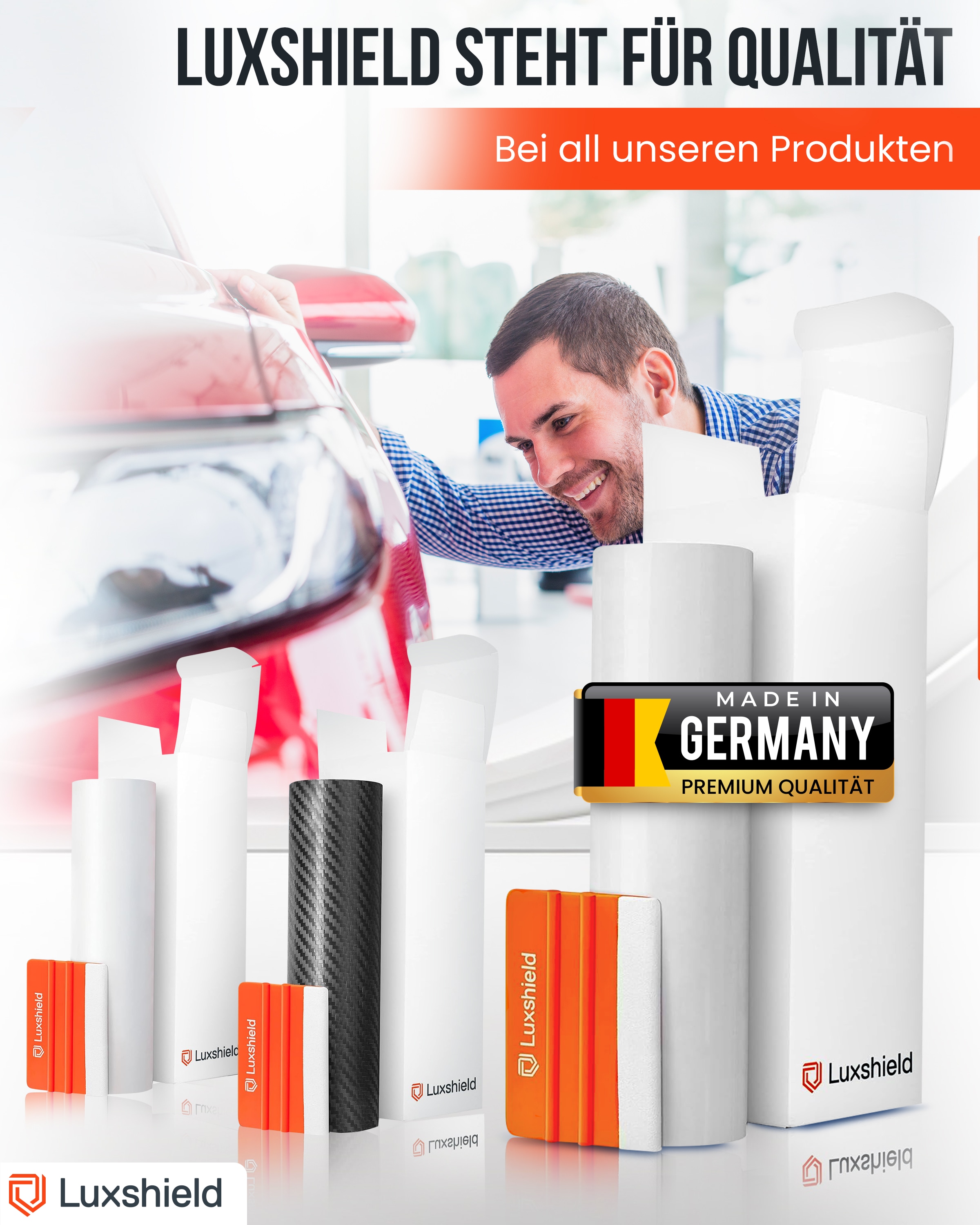 Lackschutzfolie Transparent 12x100cm