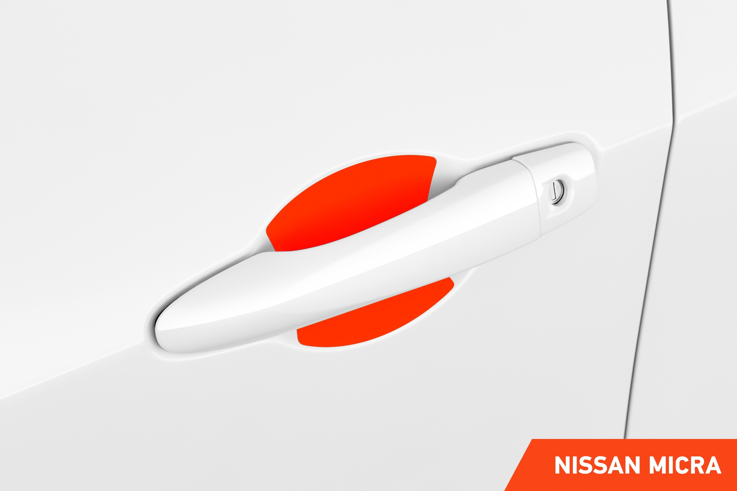 Auto Türgriffmulden Schutzfolie für Nissan Micra 5 (V) K14 I 2017 - 2023 im 4er Set