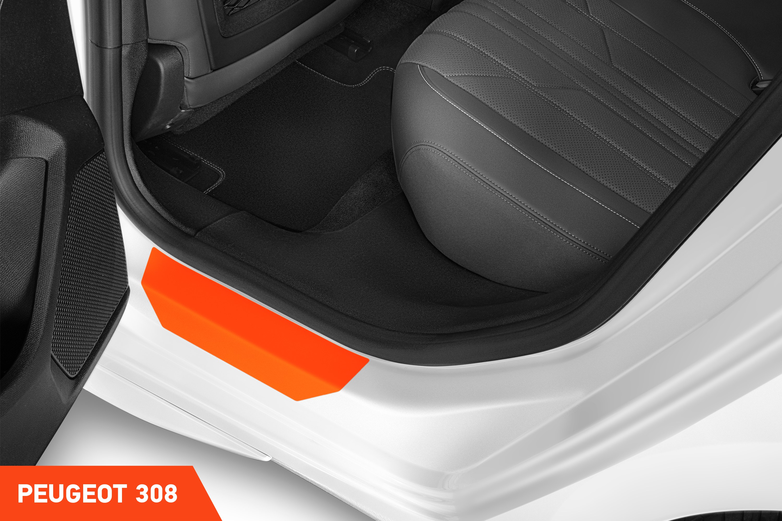 Einstiegsleisten Schutz für Peugeot 308 III P51 I 2021 - 2025 im 4er Set