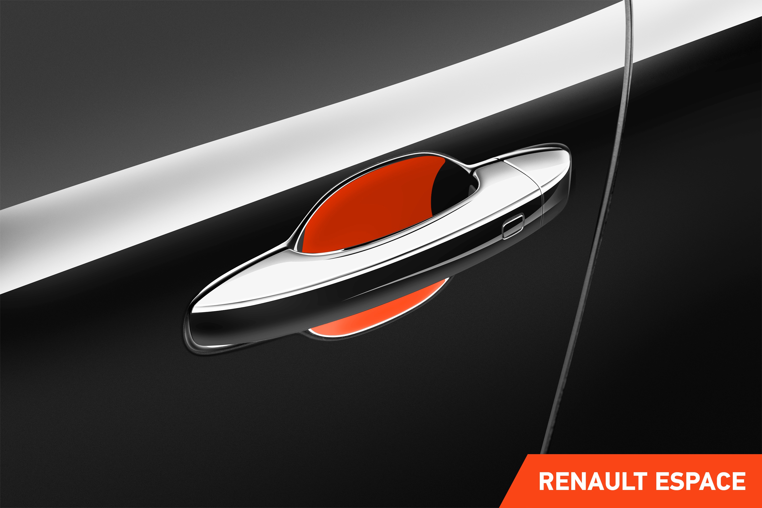 Auto Türgriffmulden Schutzfolie für Renault Espace 5 (V) JR I 2015 - 2023 im 4er Set