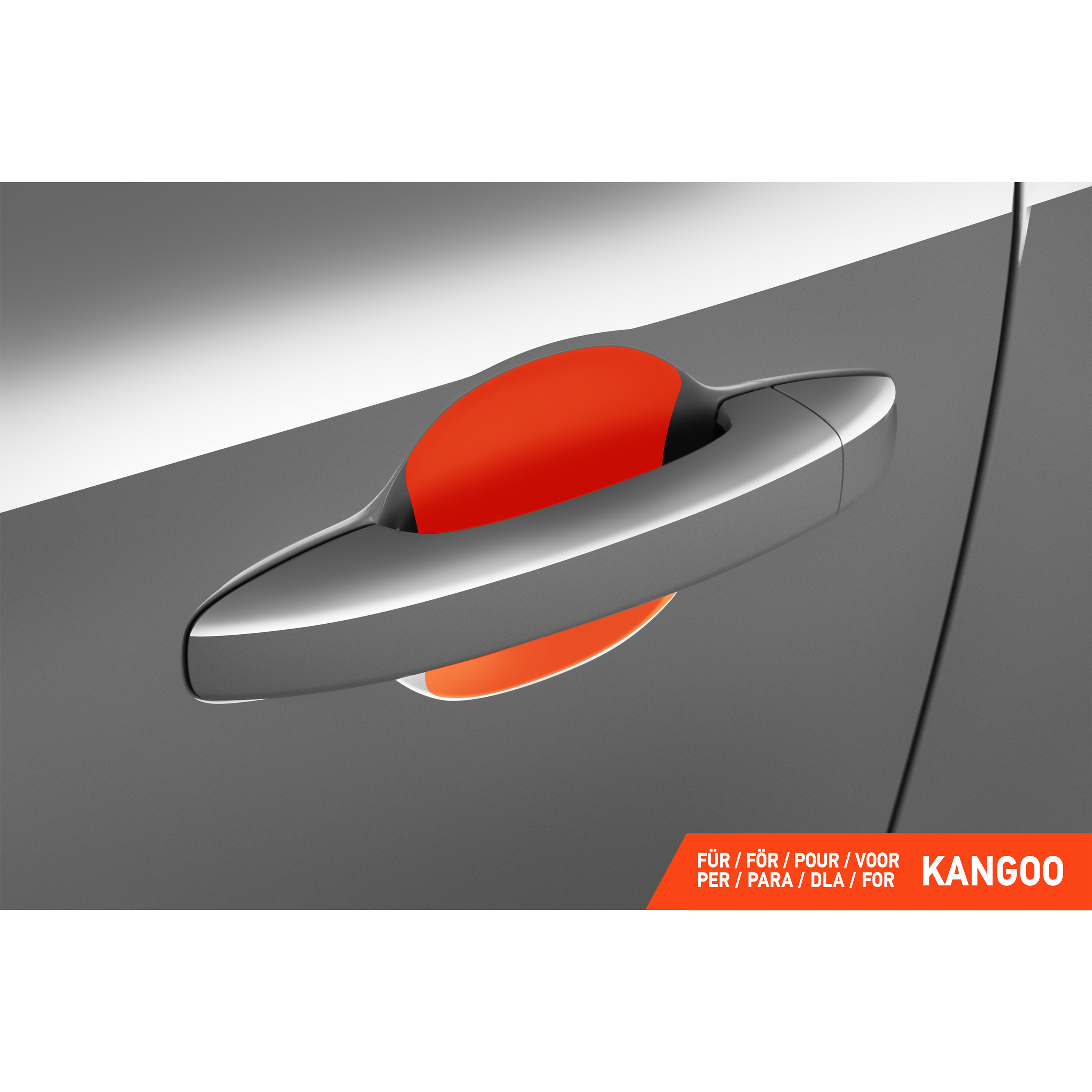 Auto Türgriffmulden Schutzfolie für Renault Kangoo 3 (III) I 2021 - 2026 im 4er Set